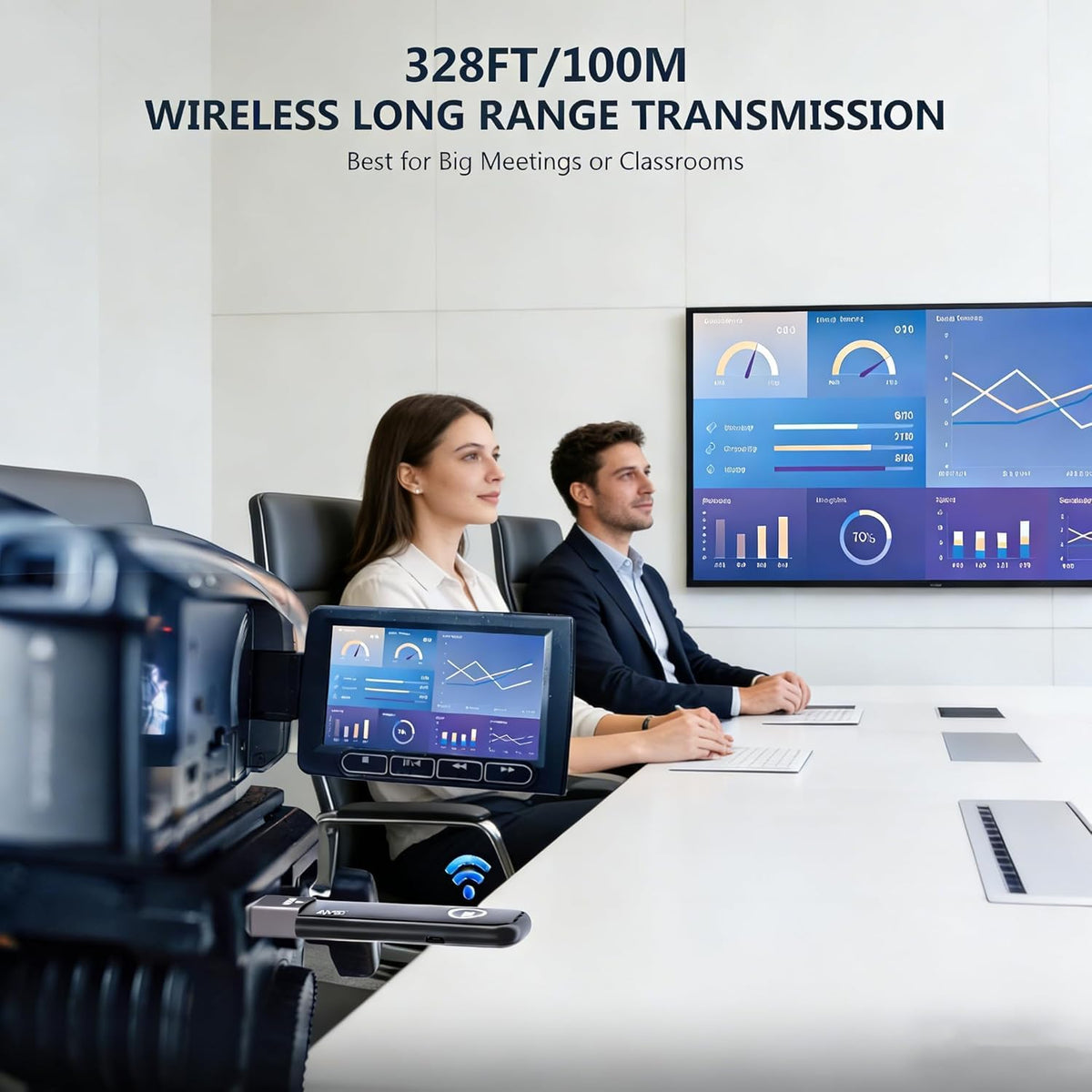 2026 Upgraded Wireless HDMI 4K Transmitter and Receiver - TIMBOOTECH Official Imagery - 5