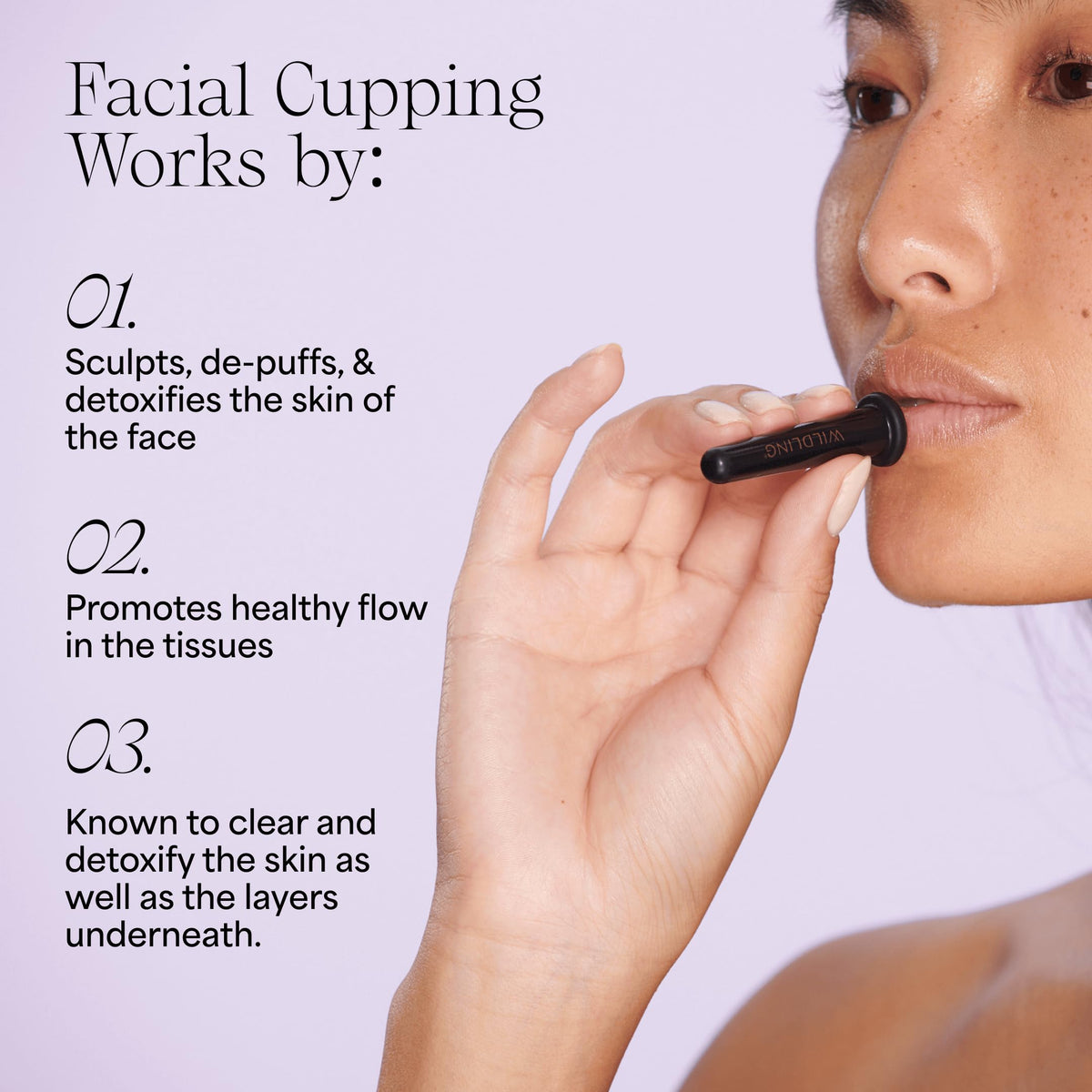 Lumin Cupping Set I Facial Cupping Tools to Decrease - Wildling Official Imagery - 5