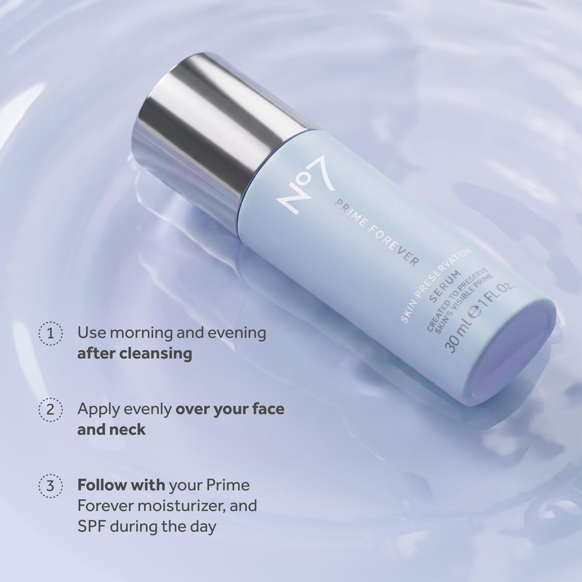 No7 Prime Forever Skin Preservation Face Serum Hyaluronic - No7 Official Imagery - 8