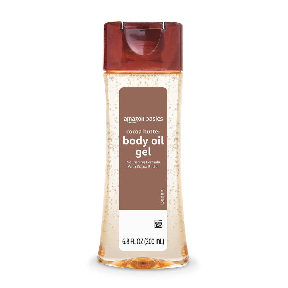 Amazon Basics Body Oil Gel with Cocoa Butter Paraben Free - Amazon Basics Official Product Imagery - 1