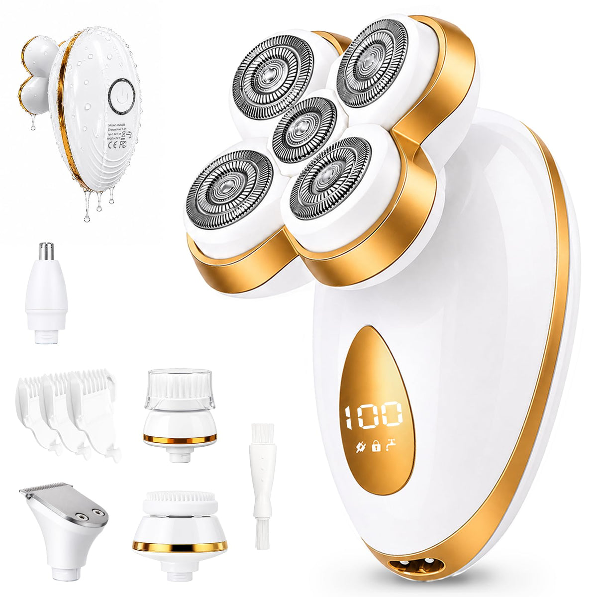 Electric Razors for Women 5 in 1 Magnetic Rechargeable - HACLIPPER Official Imagery - 1