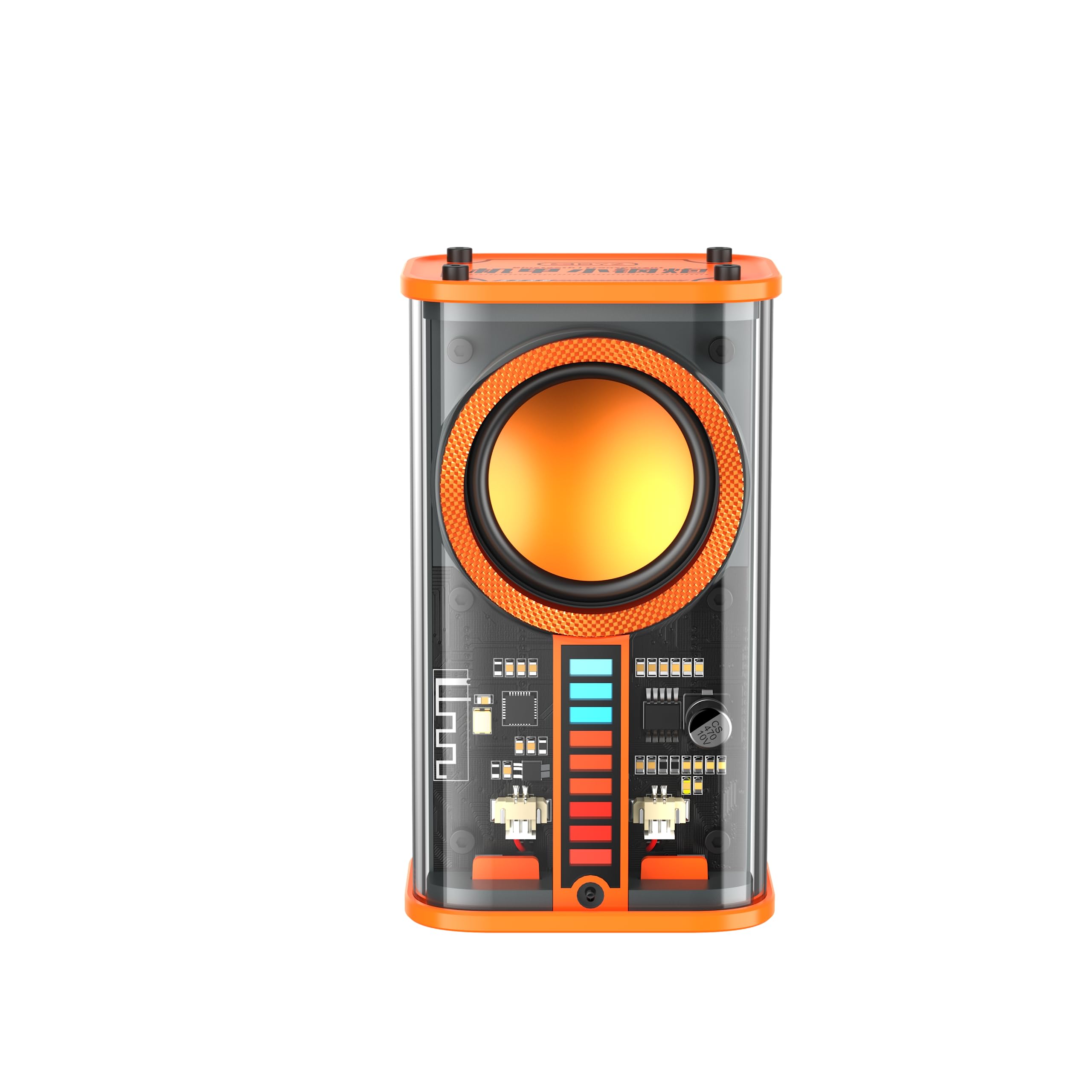 BSZHI Transparent Wireless Bluetooth Speaker Portable Mini Speaker with LED Colo - BSZHI Official Product View 9