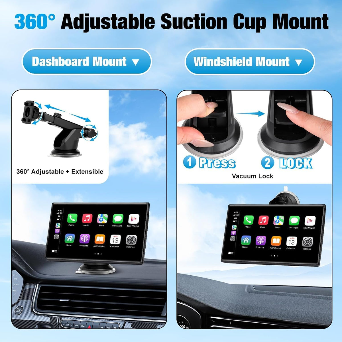 7 inch Carplay Screen for Car - ELJBELG Official Imagery - 8