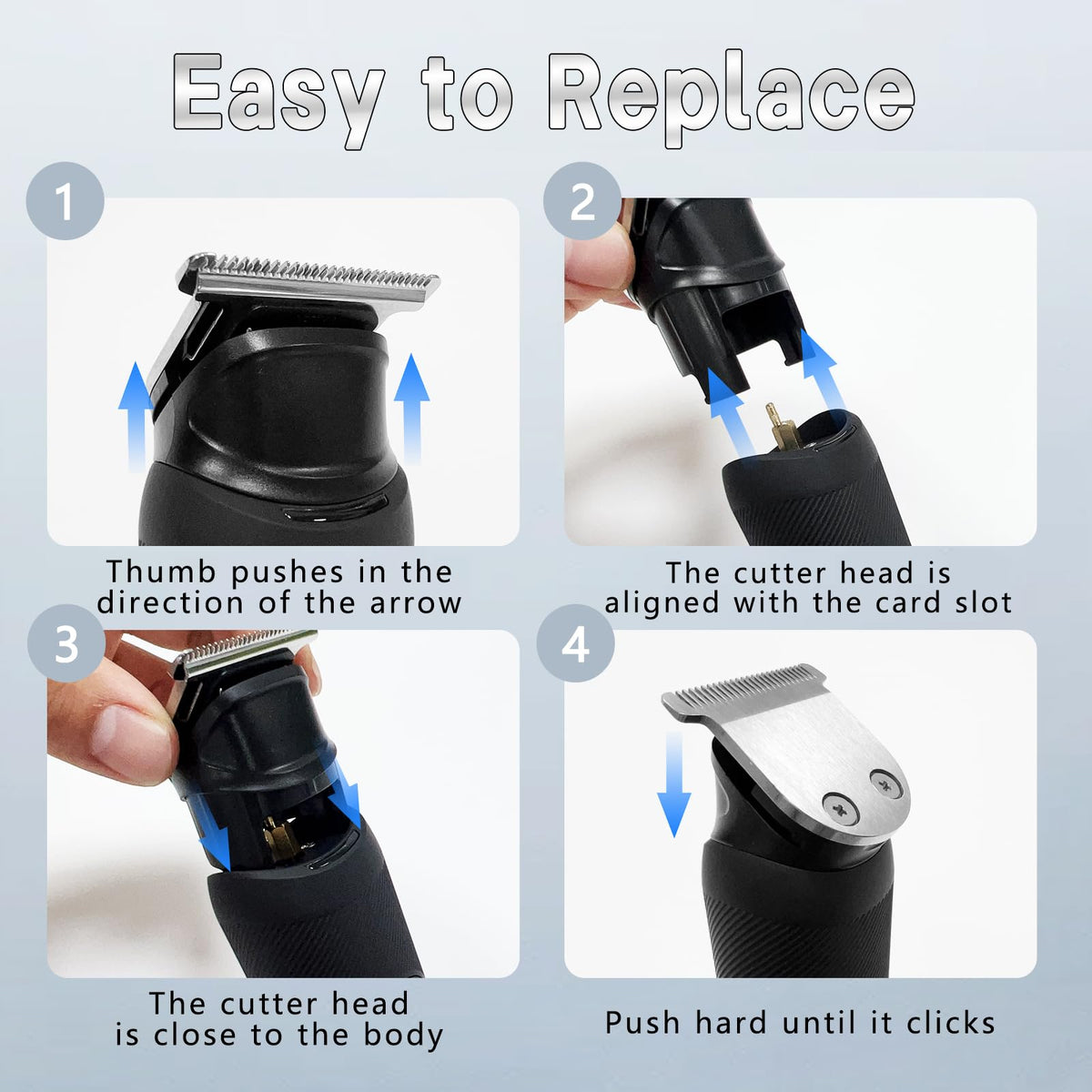 SUNNOW Beard Trimmer for Man Manscape Rechargeable Beard - SUNNOW Official Imagery - 8