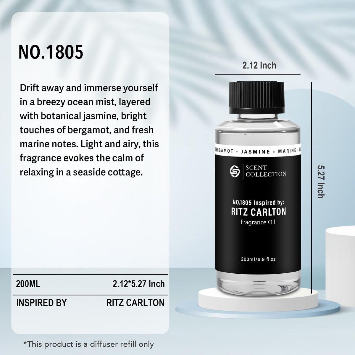Luxury Hotel Scent Inspired by Ritz Carlton200ml Fragrance - scent collection Official Imagery - 4