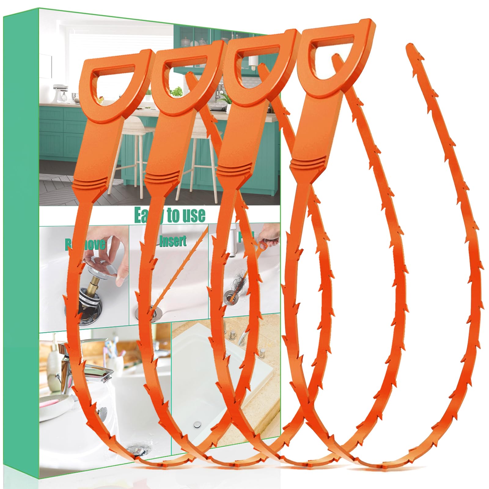 ARCTIC EAGLE Drain Snake Hair Drain Clog Remover - 3 Pack Shower - ARCTIC EAGLE Official Product View 6