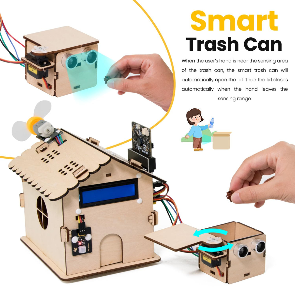 KEYESTUDIO Smart House Kit for Micro bit V2 DIY Microbit - KEYESTUDIO Official Imagery - 8