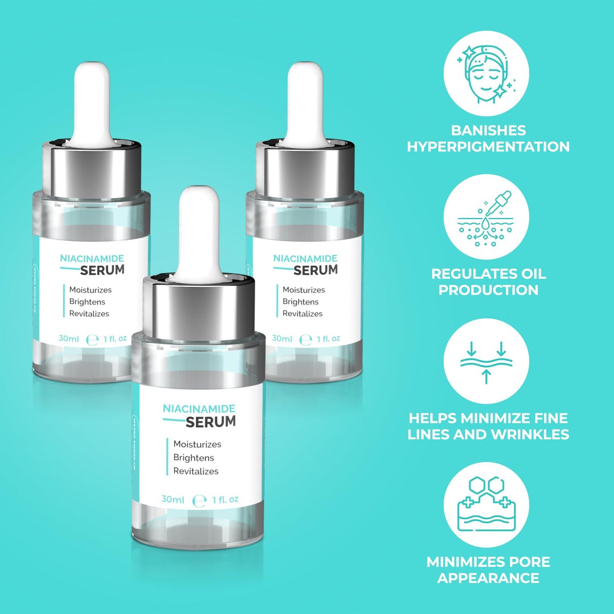 5 Niacinamide Serum for Face Dark Spots Large Pores Oily - My Derma Dream Official Imagery - 7