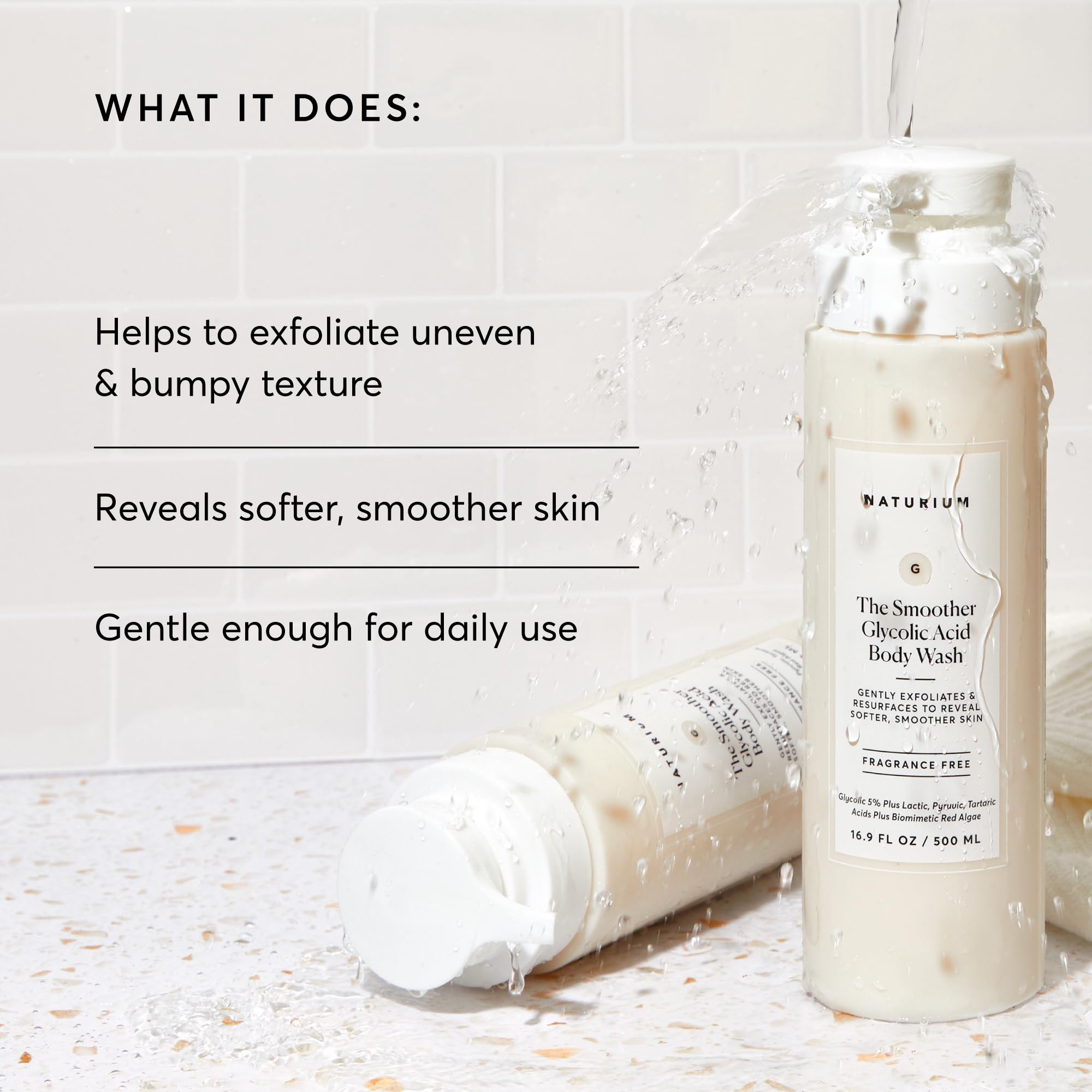 Naturium The Smoother Glycolic Acid Body Wash, 16.9 fl oz - Naturium Official Product View 5