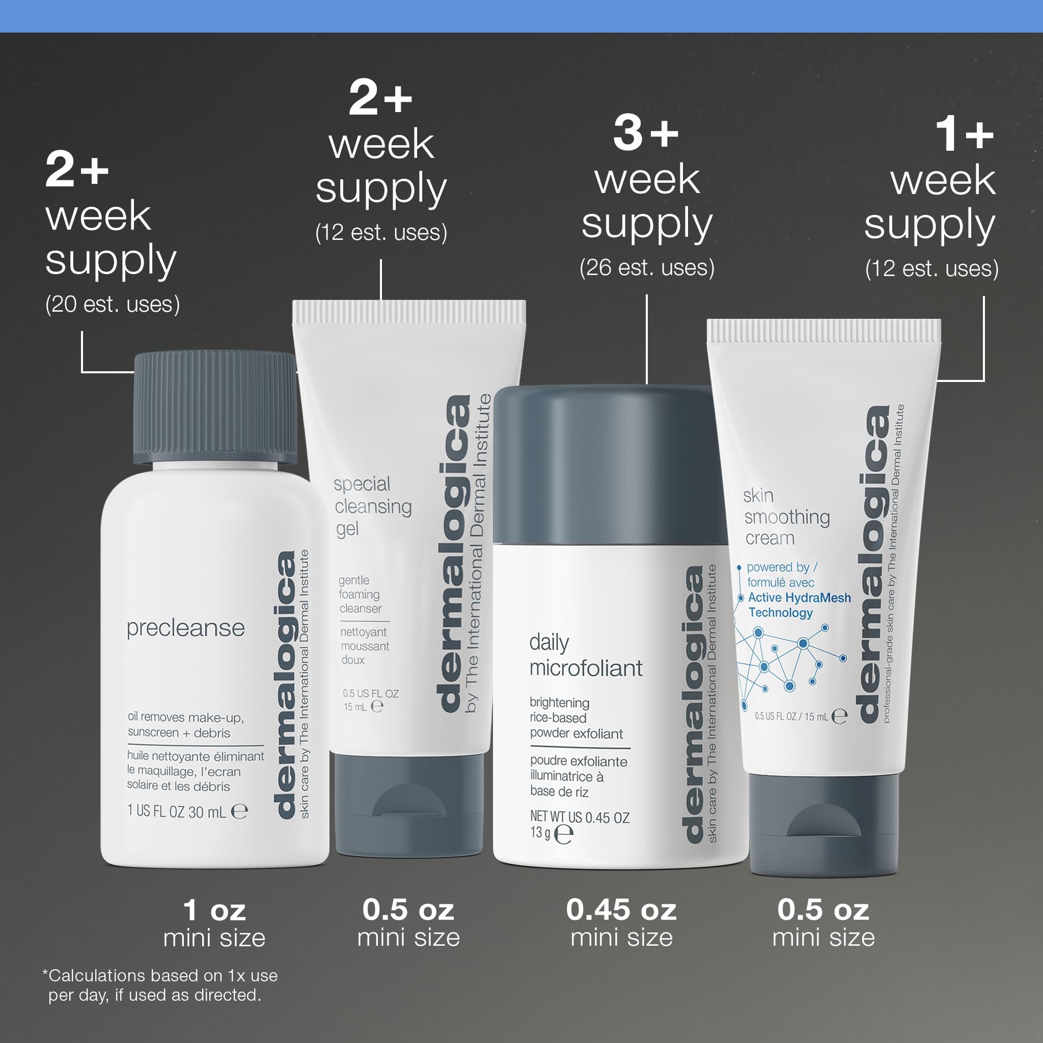 Dermalogica Discover Healthy Skin Kit, 4 Piece Travel Skincare - Generic