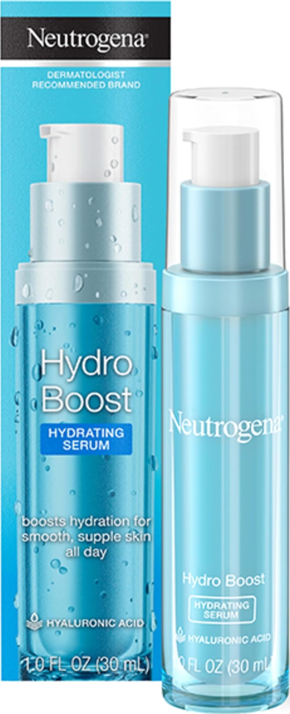 Neutrogena Hydro Boost Hydrating Serum with Hyaluronic Acid, 1 - 4.6               4.6 out of 5 stars