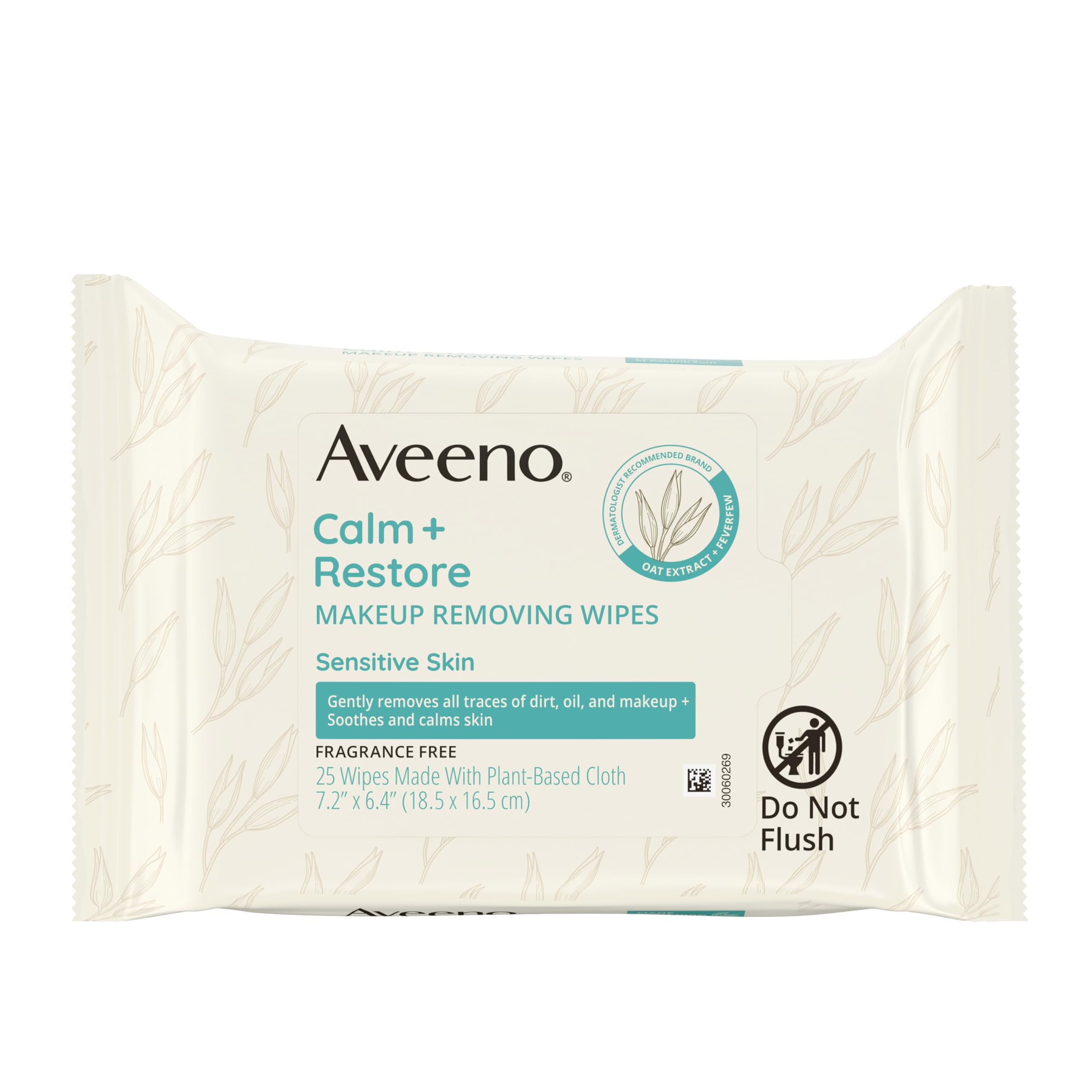 Elefair Tech Aveeno Calm + Restore Unscented Makeup Remover Wipes, Alcohol - - Elefair Tech Official Product View 2