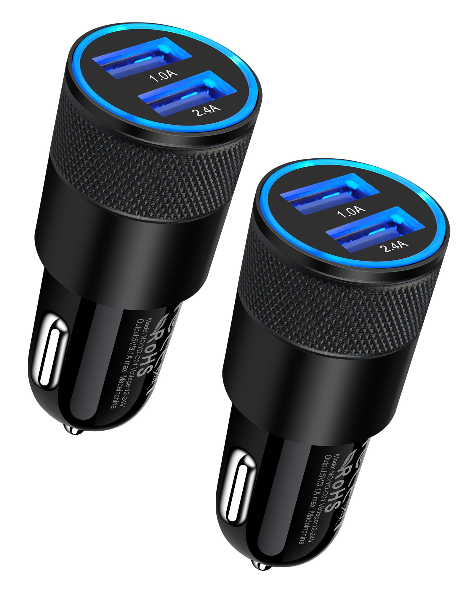 AILKIN Car Charger   Fast Charge Dual Port USB Cargador Lighter A by AILKIN - Angle View 1