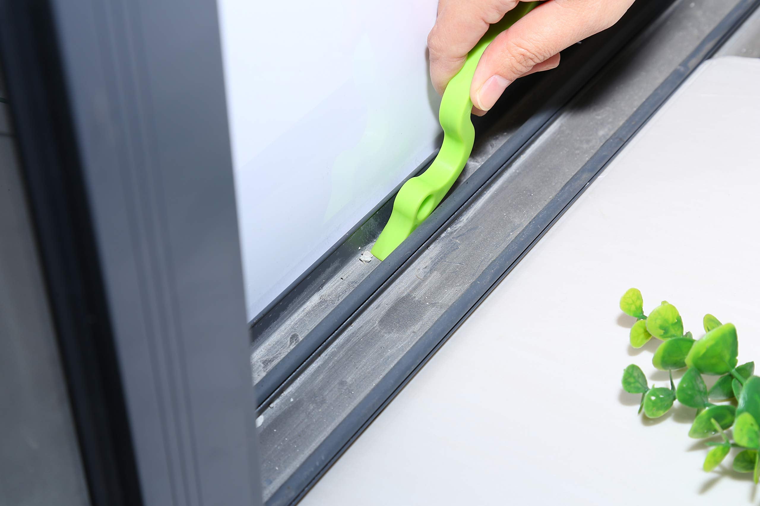 Rienar 2pcs Hand-held Groove Gap Cleaning Tools Door Window Track Kitc - View 4