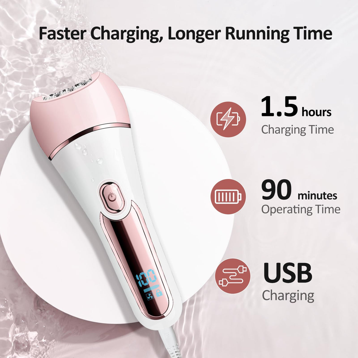 Epilator for Women 6 in 1 Hair Removal Epilator Shaver Face - LIHOBI Official Imagery - 5