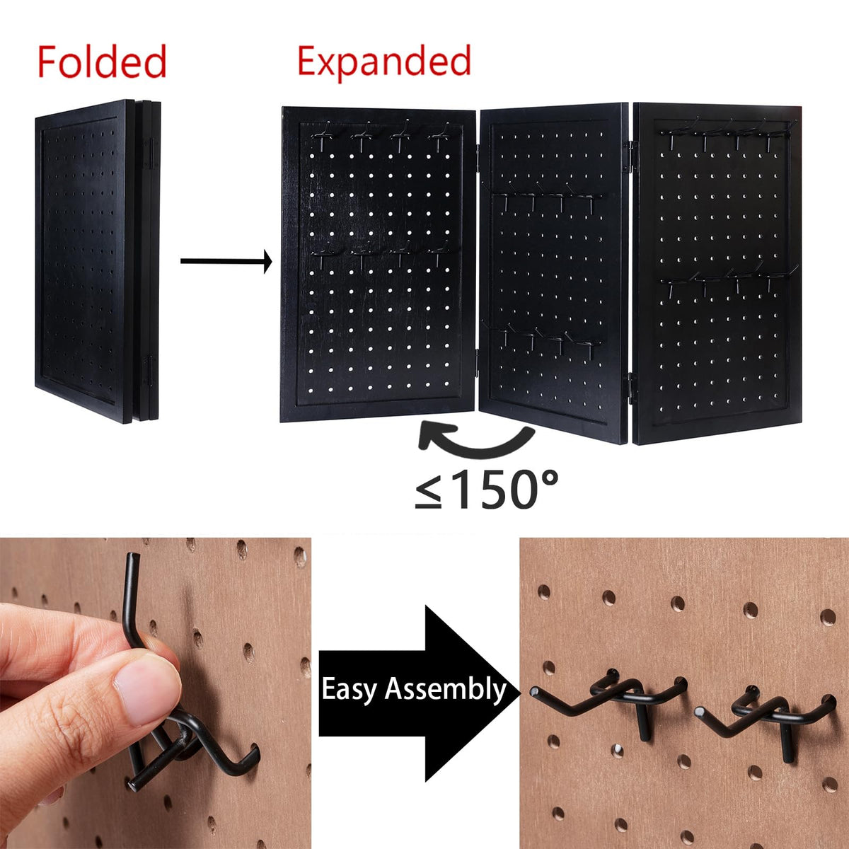 Wooden Jewelry Display Organizer with 24 Removable Black - humberboat Official Imagery - 7