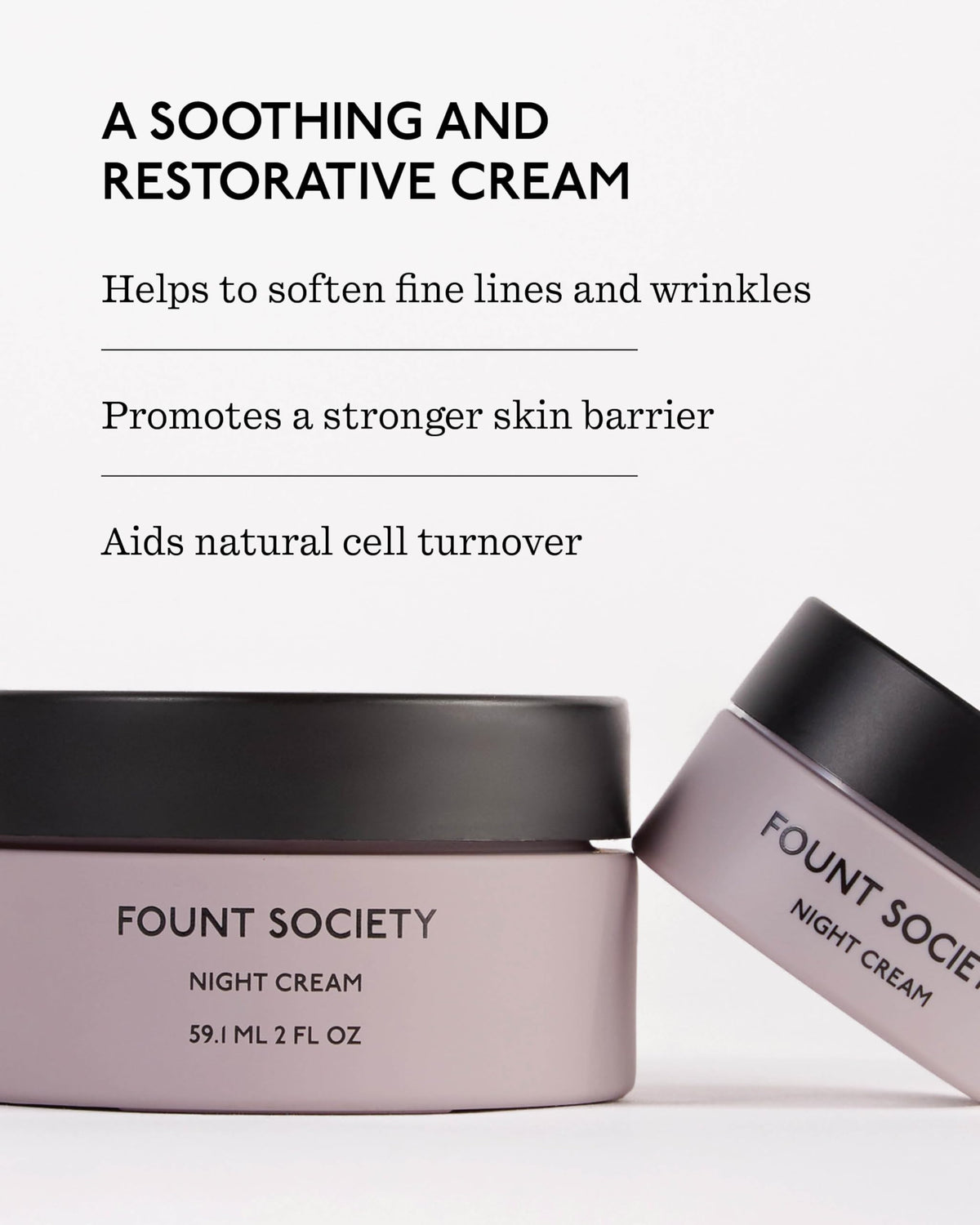 Fount Society Overnight Face Cream with Peptides and - Fount Society Official Imagery - 3