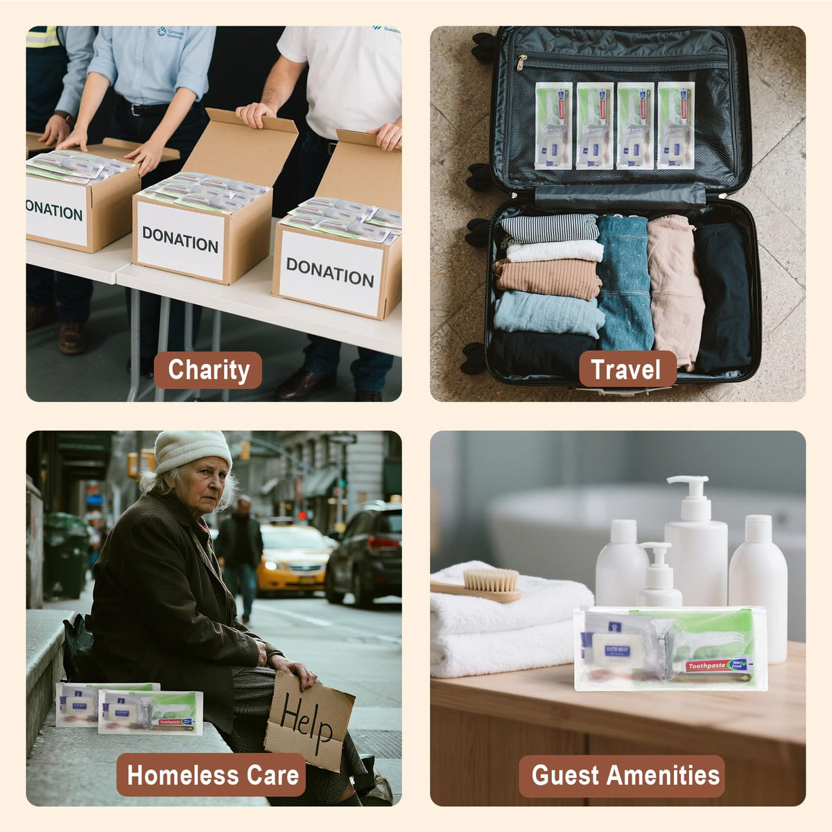Travel Size Toiletries Kit Individually Packed Personal - Gisdo Official Imagery - 7