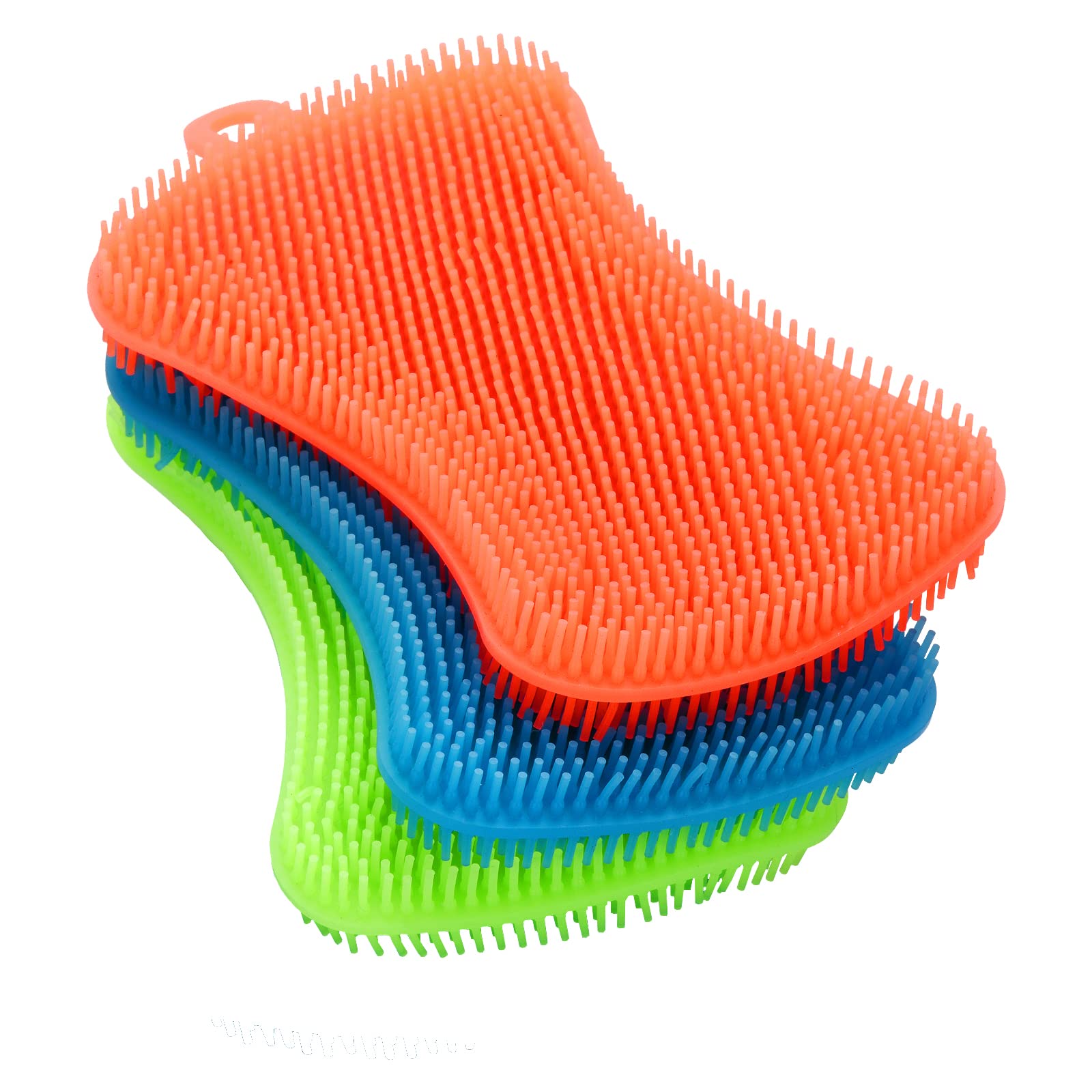 OstWony 3PCS Silicone Dish Sponges, Multi-Purpose Kitchen Gadget by OstWony - Angle View 1