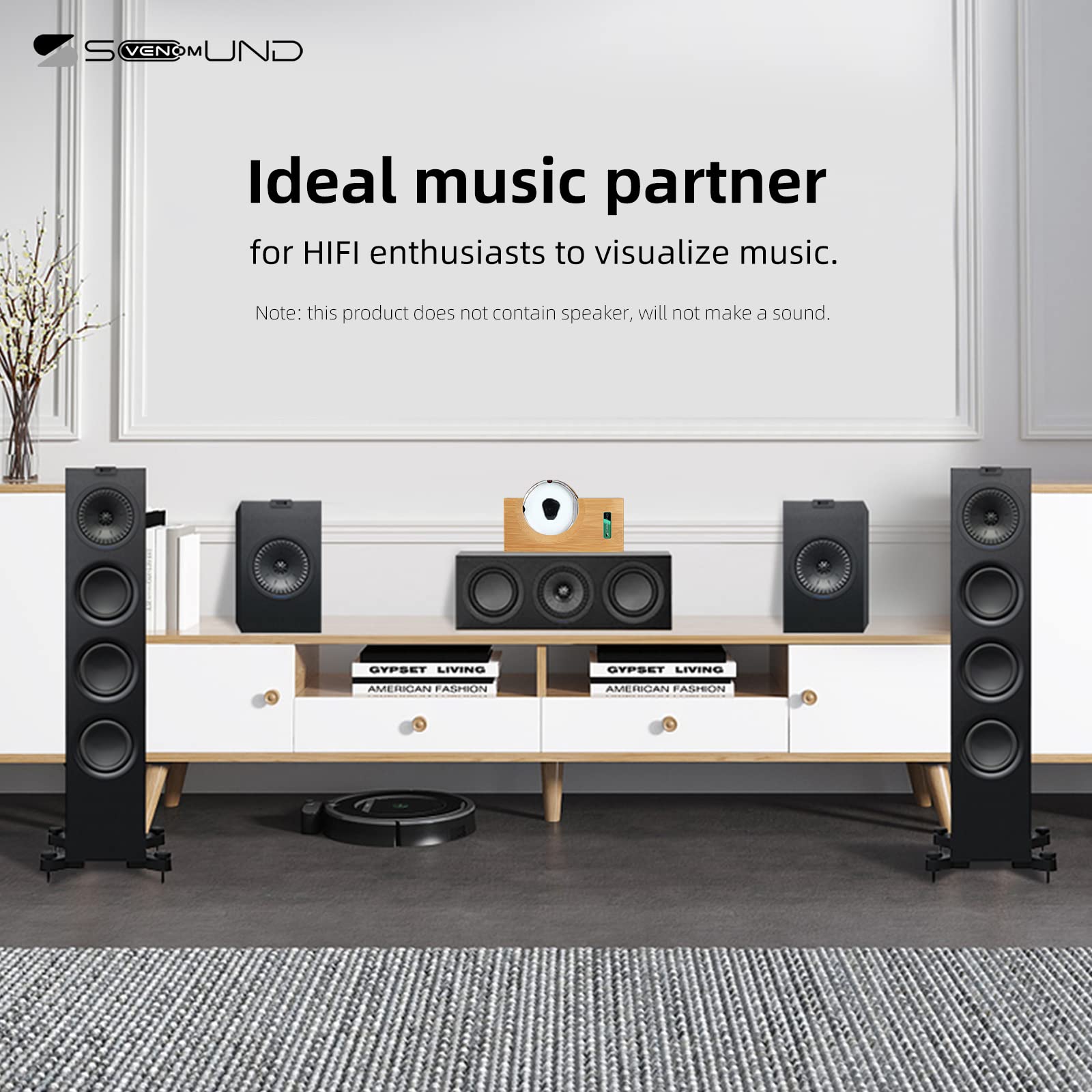 sovenomund Dancing Ferrofluid Sound Visualizer, Mysterious Liquid Office desk De - sovenomund Official Product View 8
