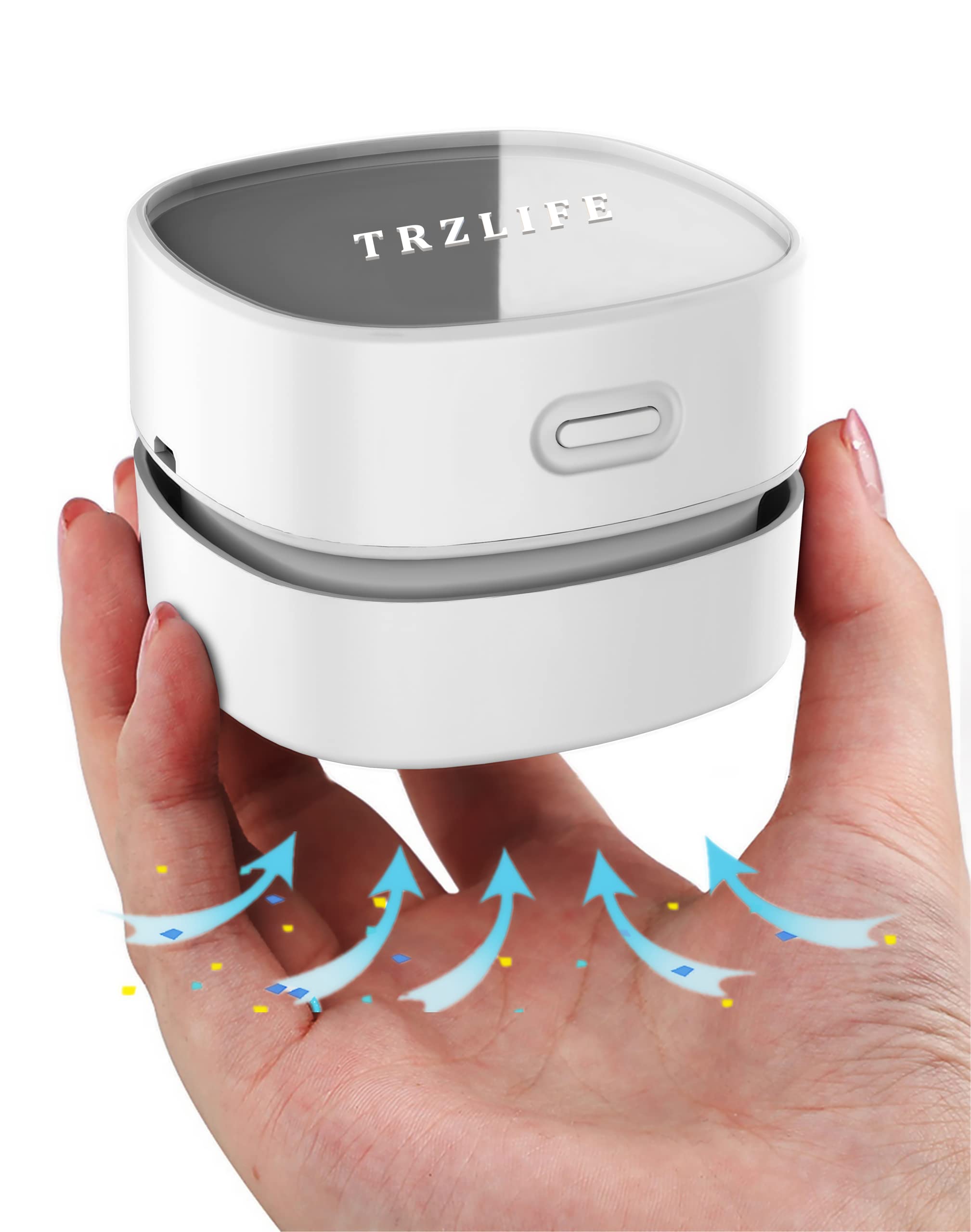 TRZLIFE USB Desk Vacuum, Office & Home Desktop Cleaner, Ideal - Product Imagery