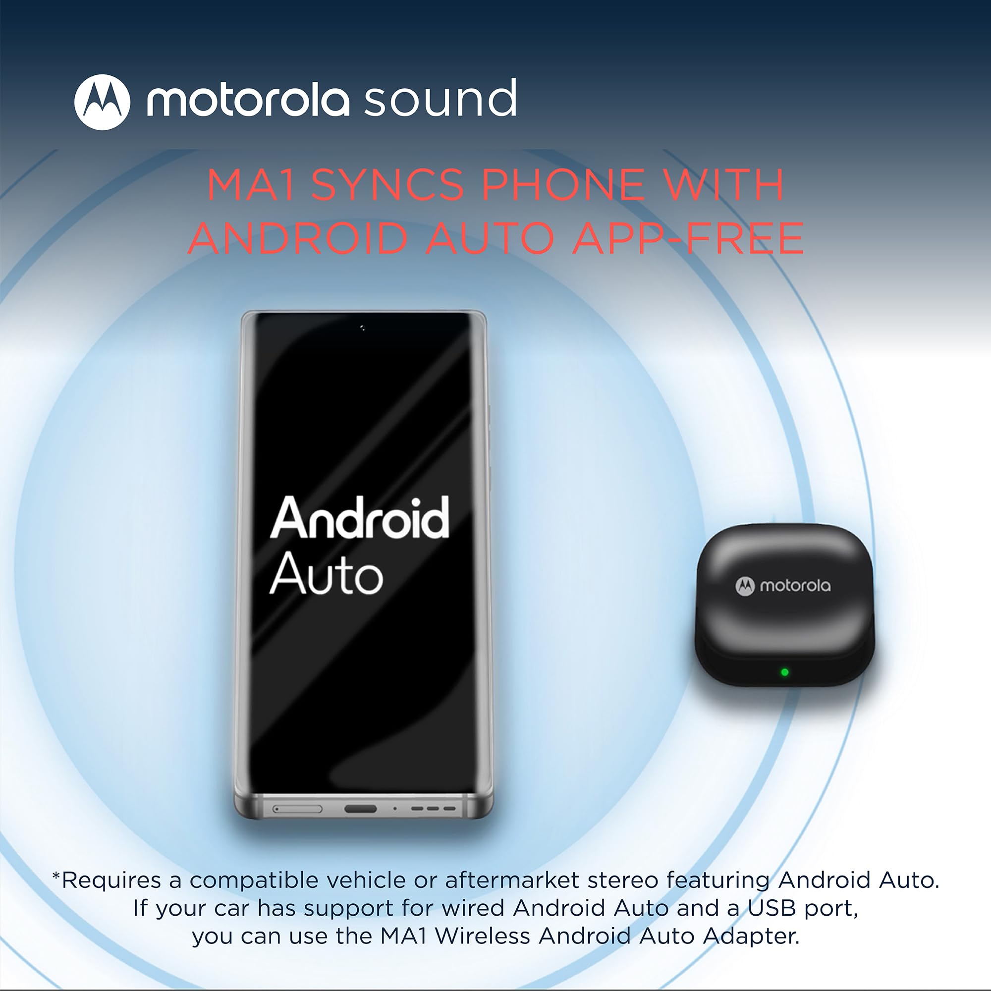 Motorola Sound MA1, the Only Google Authorized Wireless Android A by Motorola Sound - Angle View 6