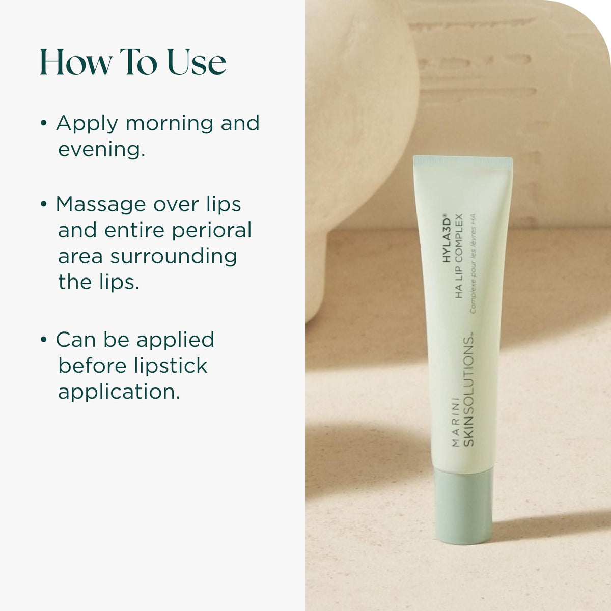 Marini SkinSolutions Hyla3D Face Cream Face Mask HA Lip - Marini SkinSolutions Official Imagery - 8