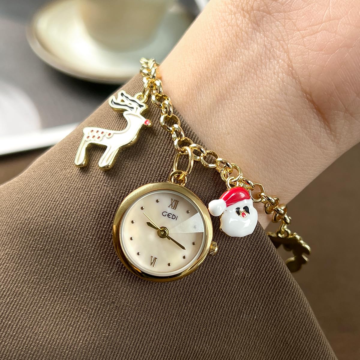 Gosasa Fashion Dainty Women s Charm Bracelet Watch Christmas - Gosasa Official Imagery - 4