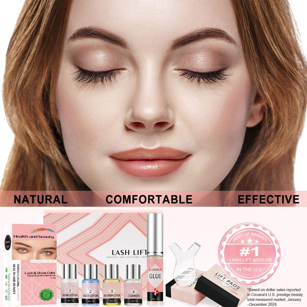 Lash Lift and Color Kit Korean Formula Lash Perm Black Lash - ECOFAN Official Imagery - 6