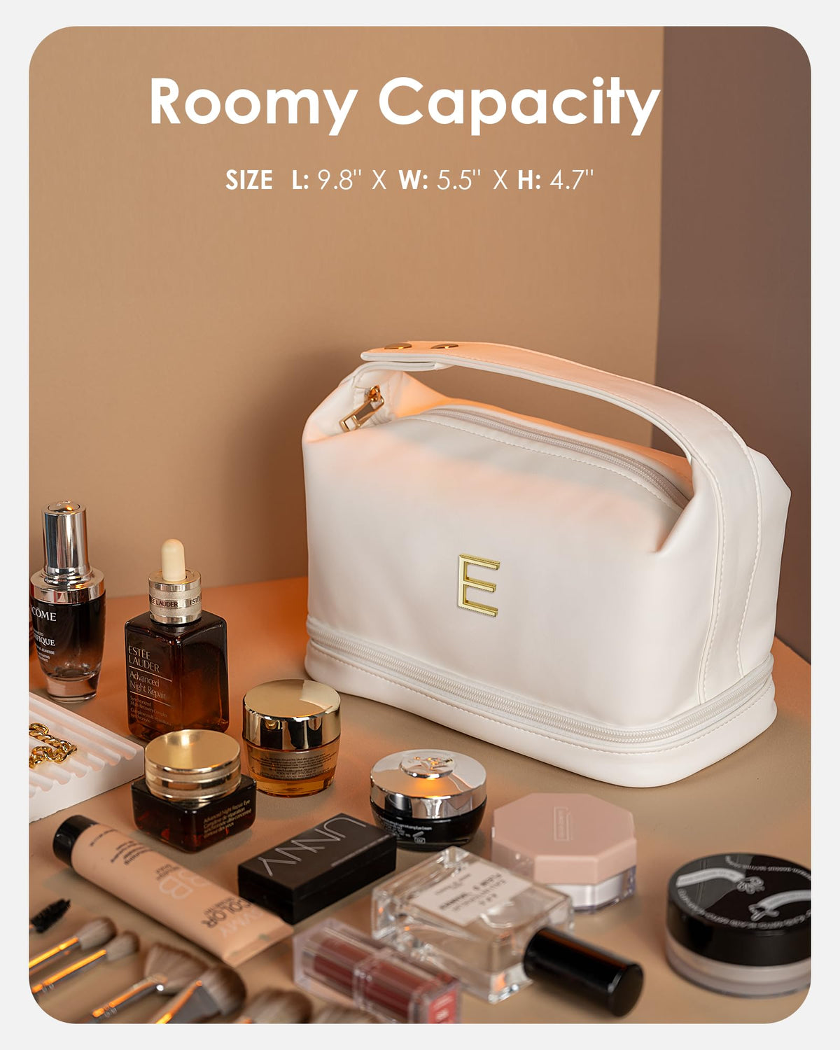 Personalized Gifts Makeup Bags Birthday Gifts for Women Teen - Vogewood Official Imagery - 7