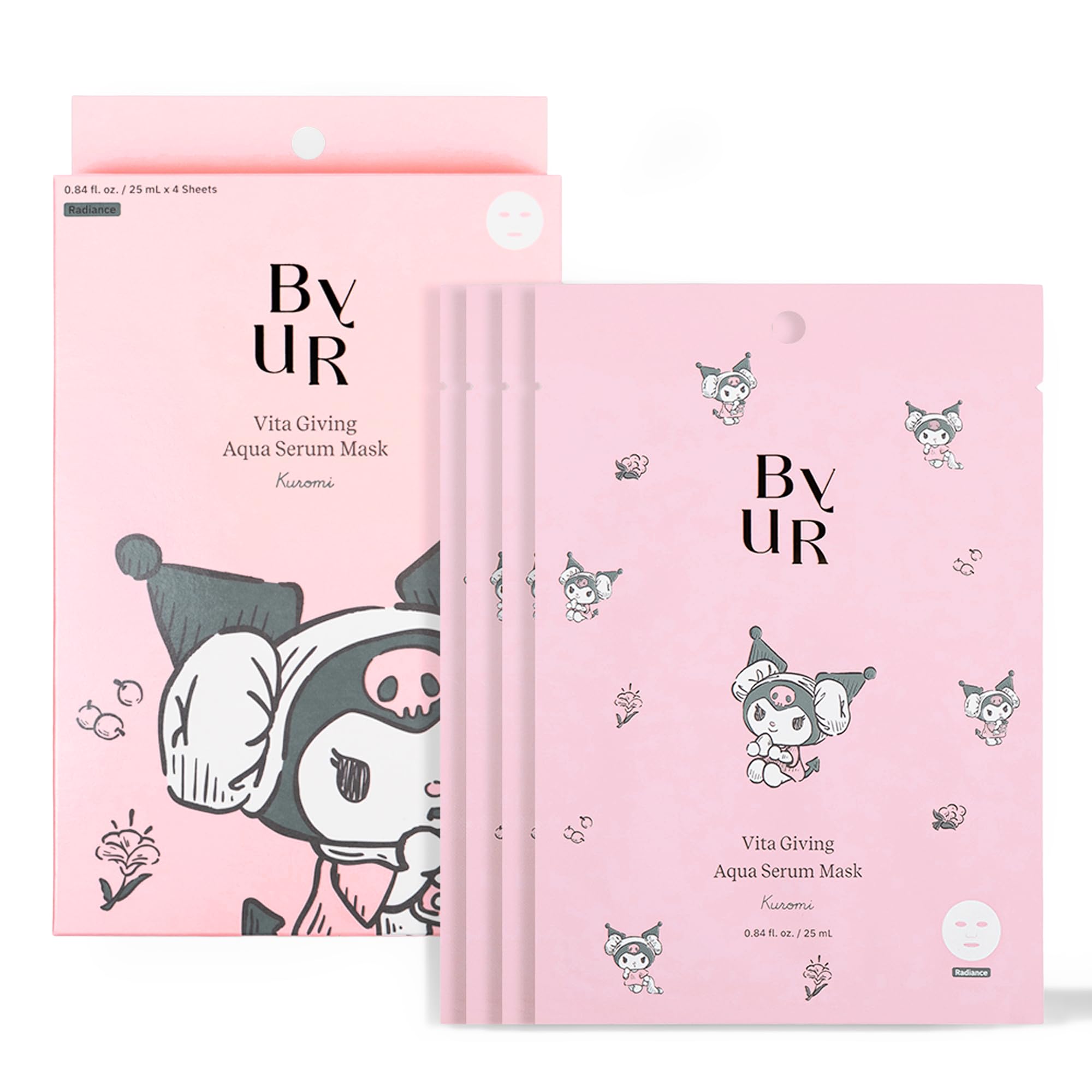 ByUR Vita Giving Sanrio Character Daily Aqua Serum Mask (4 - ByUR