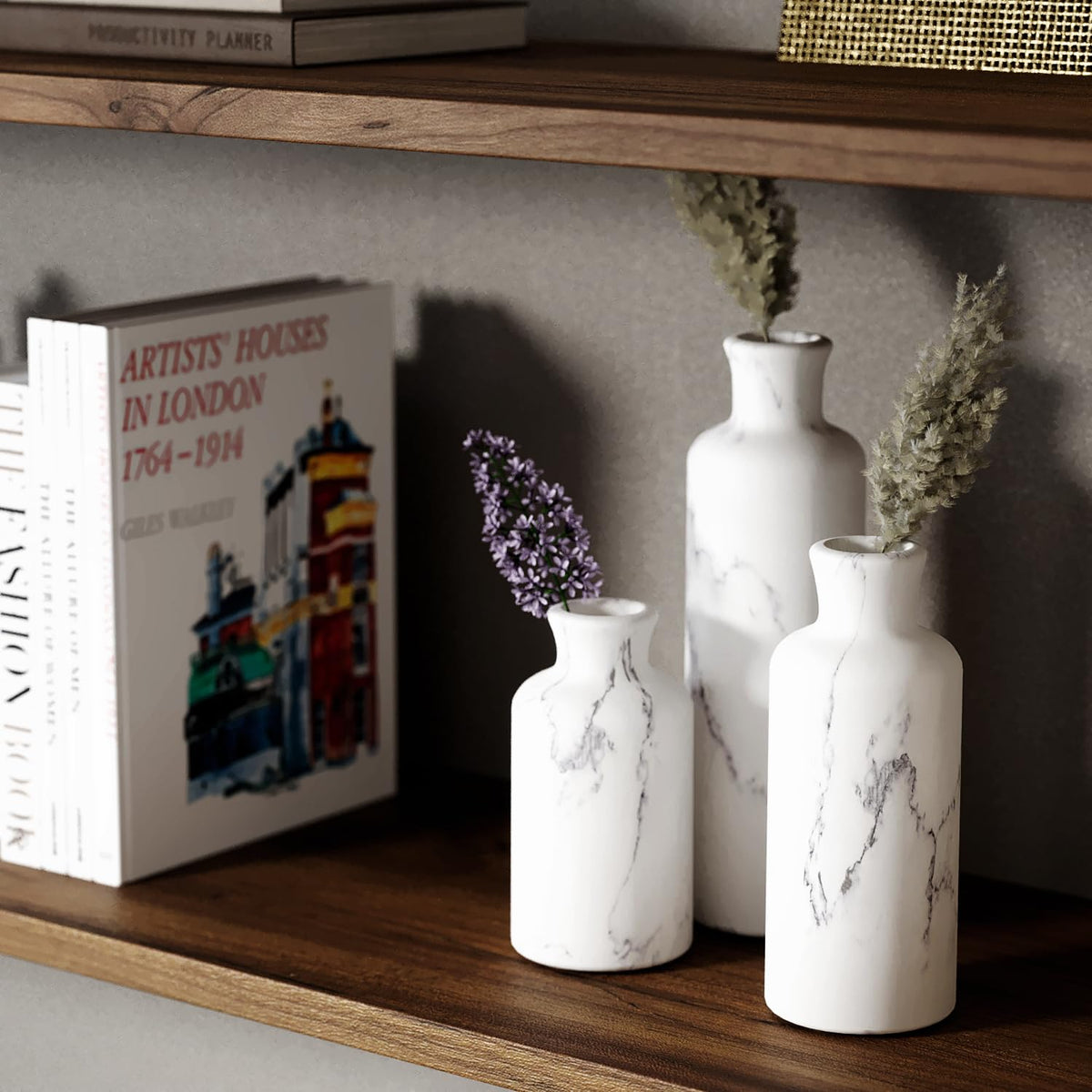 Creative Scents White Marble Look Vases Home Decor - Creative Scents Official Imagery - 5