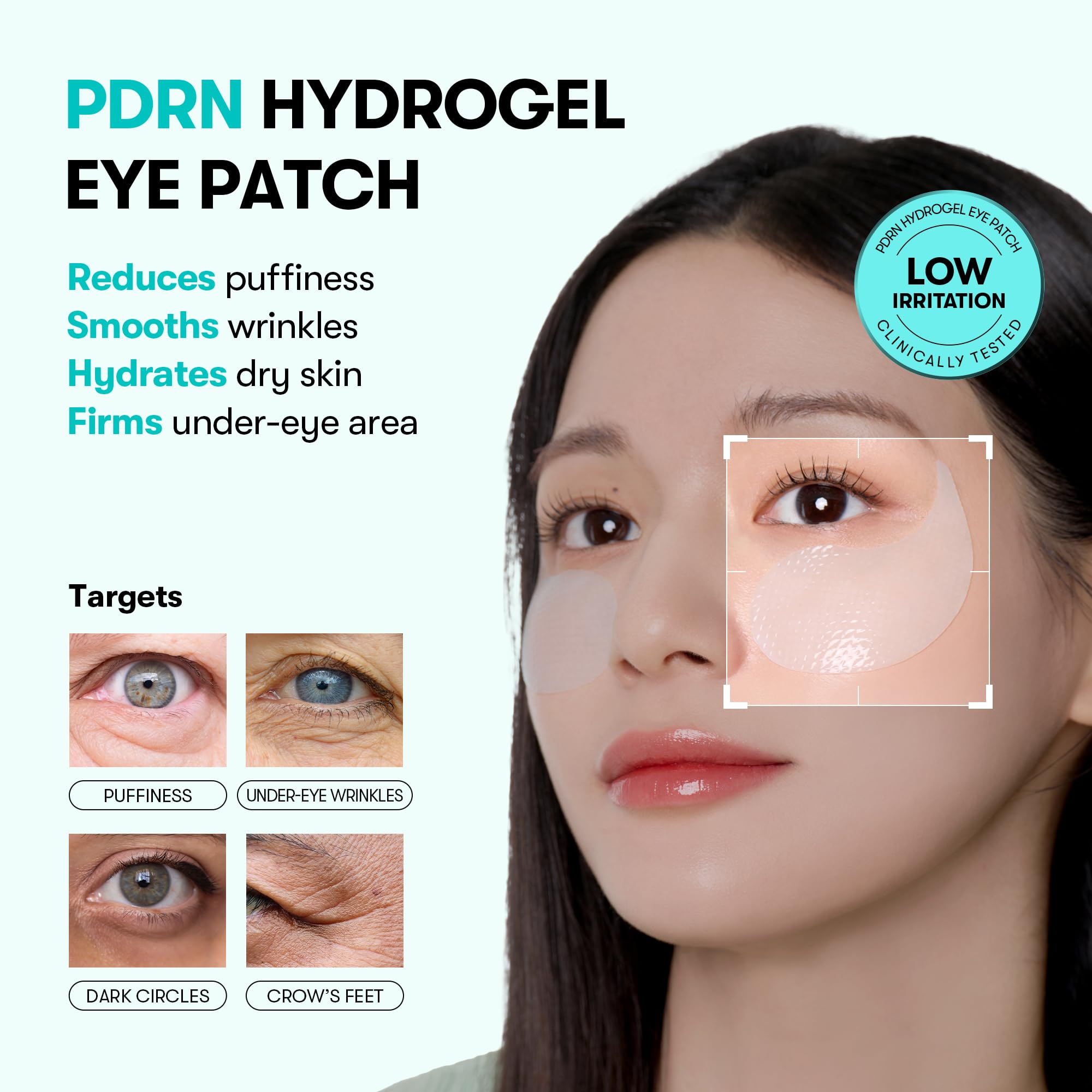 VT COSMETICS PDRN Hydrogel Eye Patch (60 Patches / 30 Pairs) - VT COSMETICS