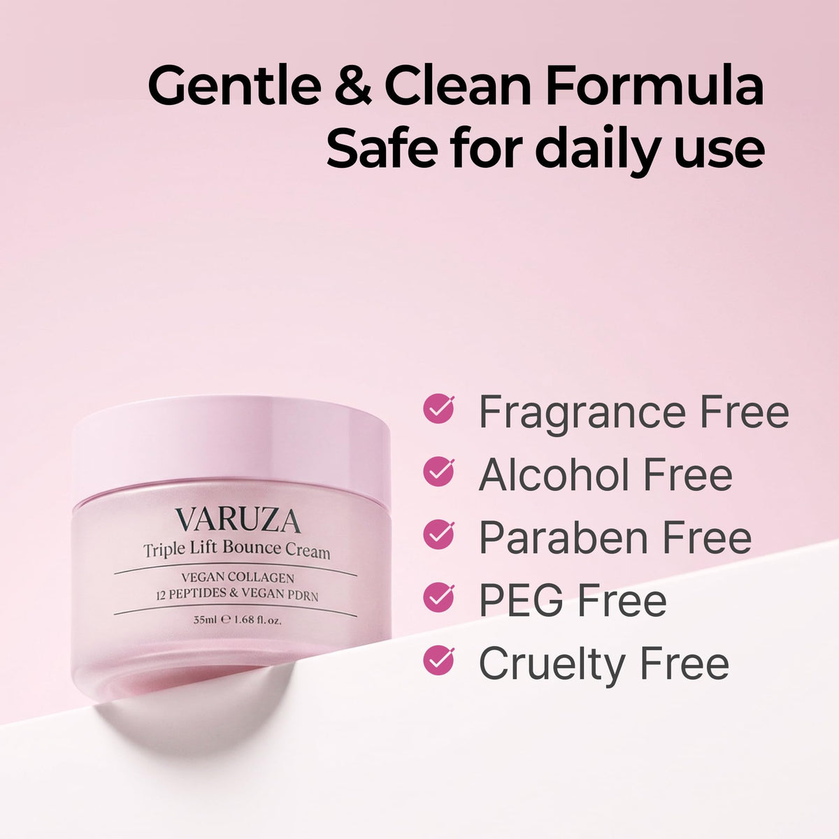 Triple Lift Bounce Cream 55ml Vegan Collagen 12 Peptides - varuza Official Imagery - 8