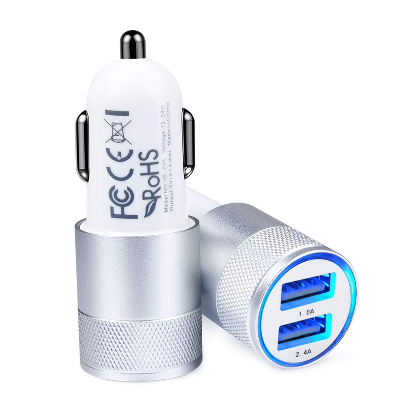 AILKIN Car Charger   Fast Charge Dual Port USB Cargador Lighter A by AILKIN - Angle View 8