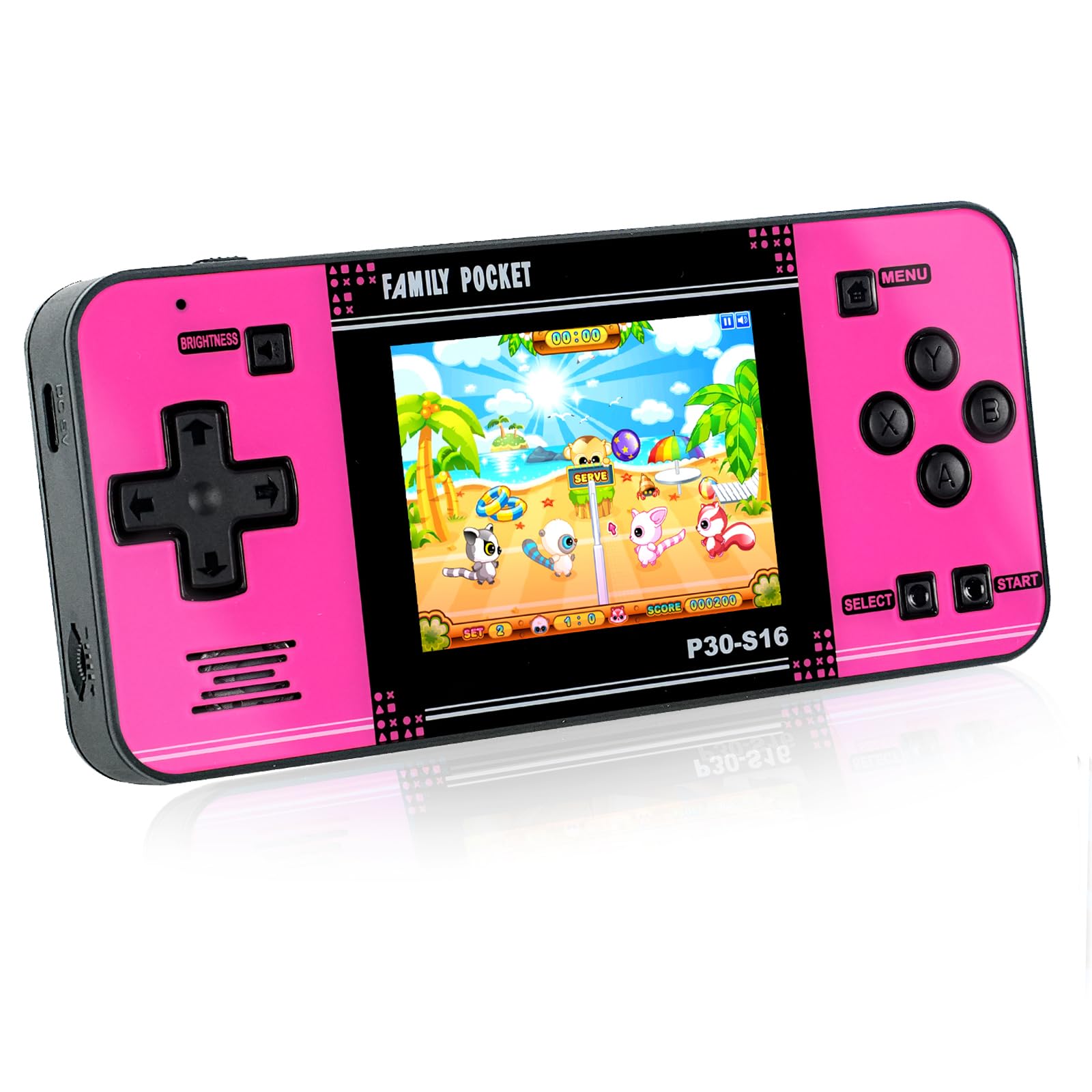 WELLST·G Handheld Game for Kids -Preloaded 220 Retro Video Games, by WELLST·G - Angle View 7