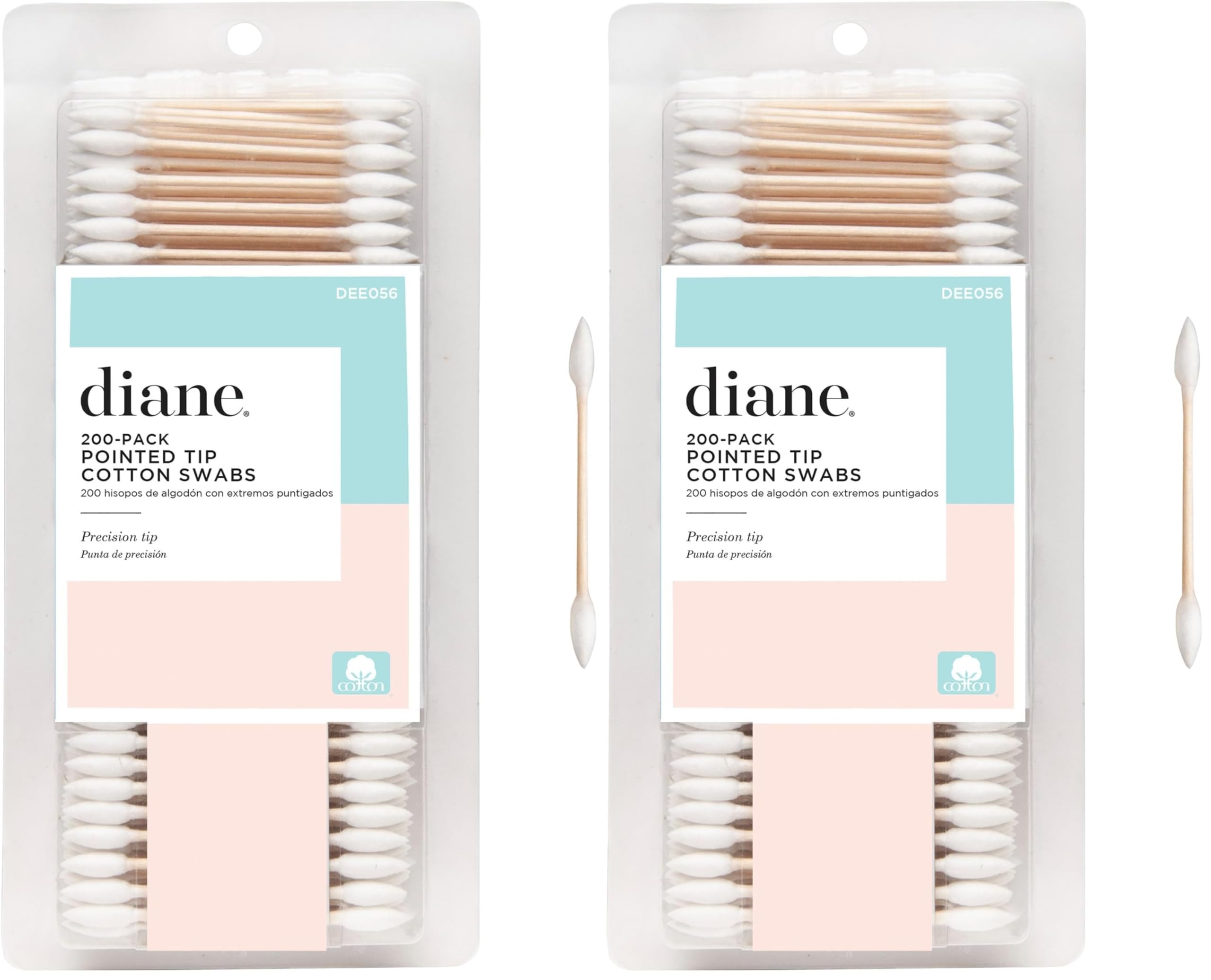 Diane Pointed Tip Cotton Swabs - Diane Official Product Imagery - 1