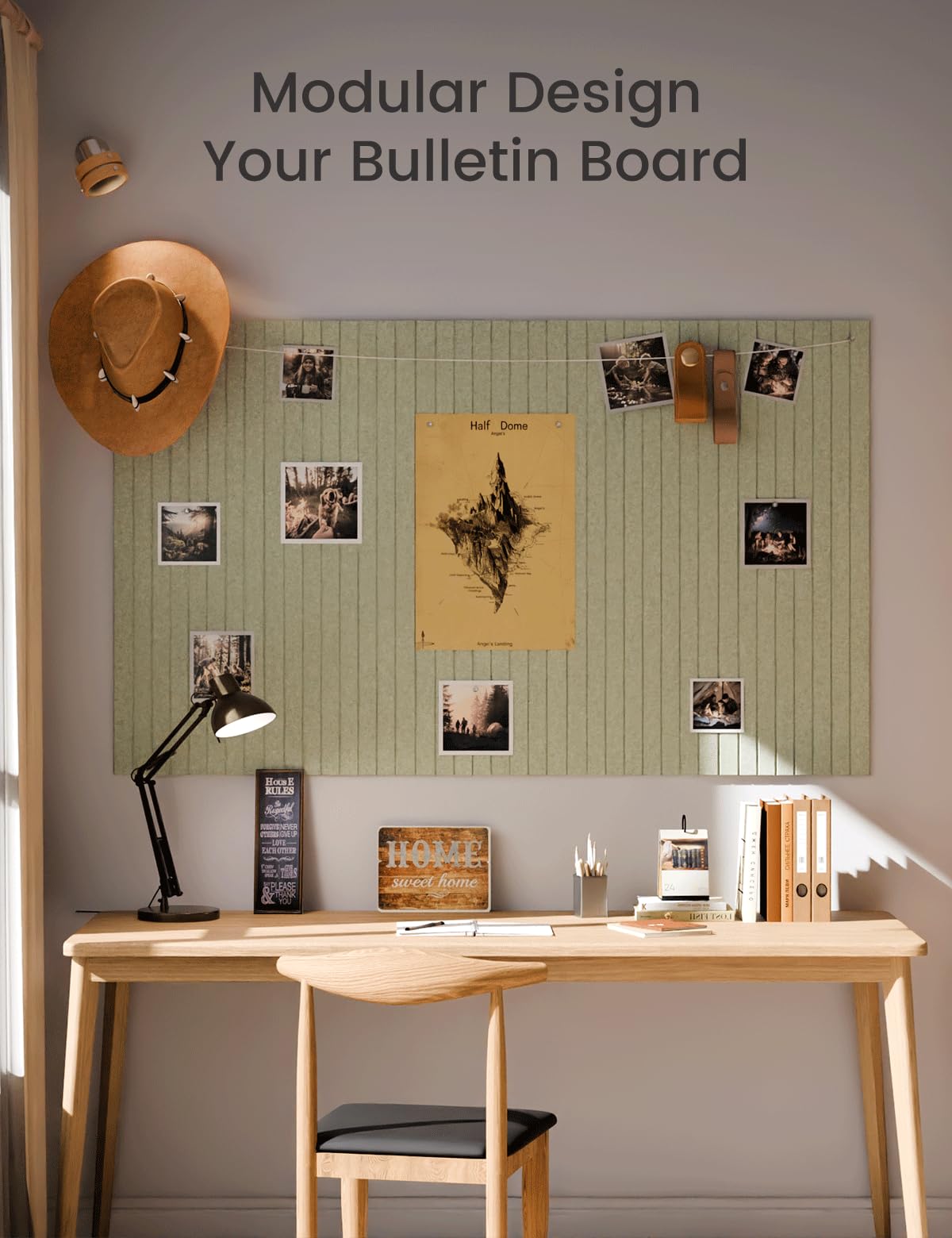 48 x 36 Large Felt Bulletin Board Sage - Fluxynara Official Imagery - 7