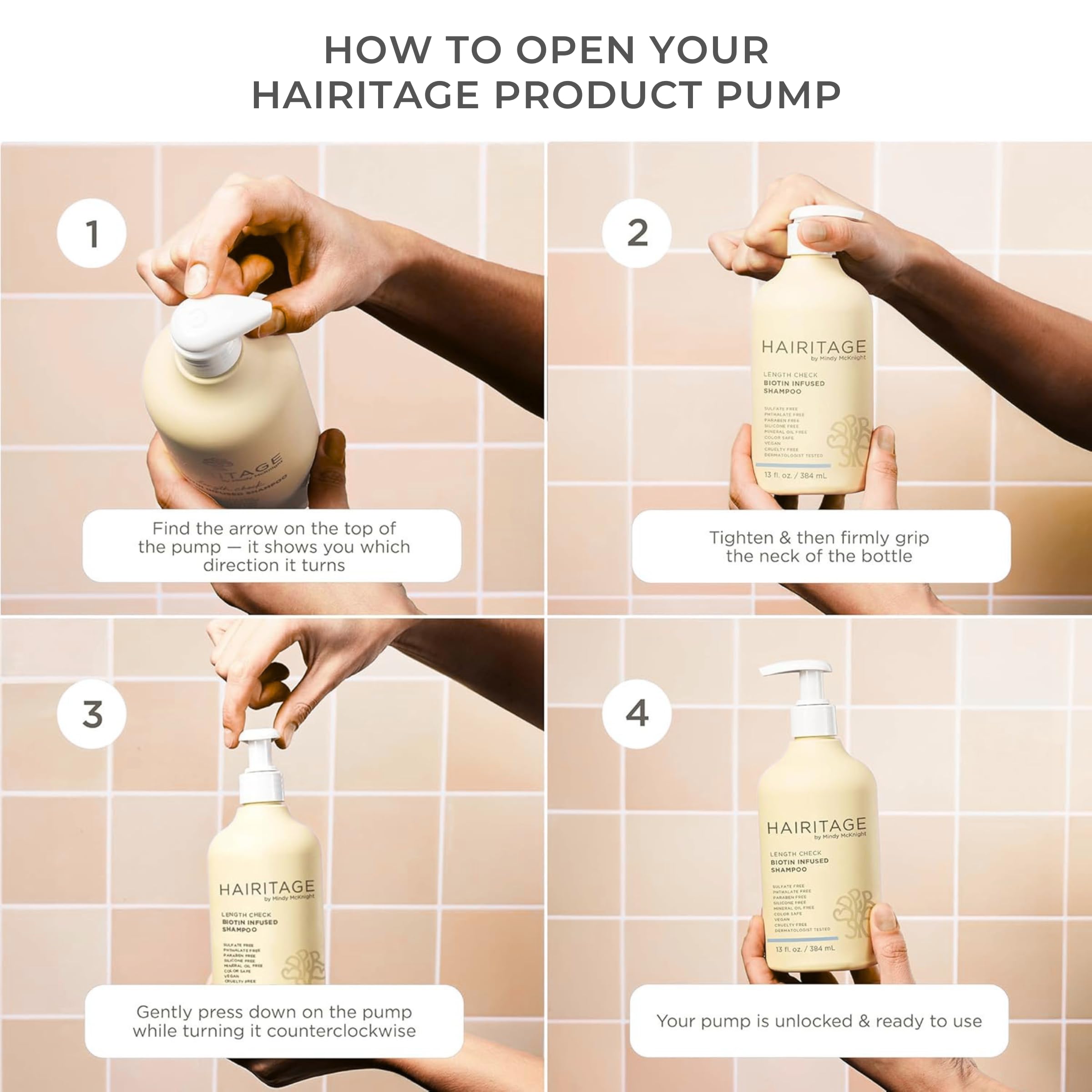 Hairitage Gentle Daily Moisture Shampoo and Conditioner Set - Split End + Bond - Hairitage Official Product View 7