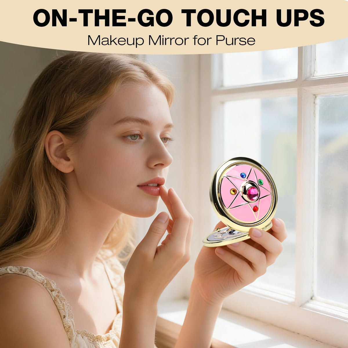 Anime Star Makeup Mirror Cute Japanese Style Portable - Saluaqui Official Imagery - 8