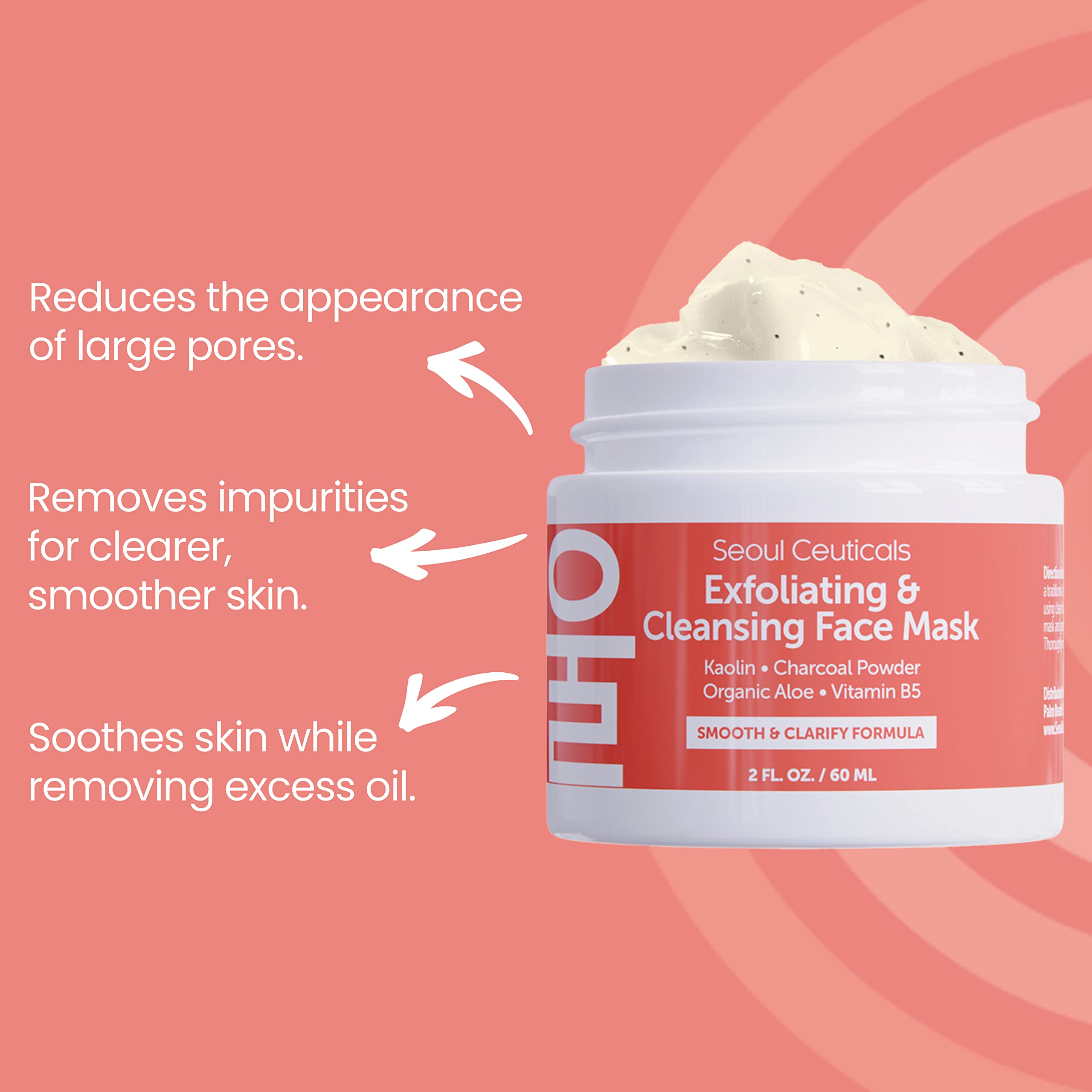 SeoulCeuticals Korean Skin Care Exfoliating Face Scrub - SeoulCeuticals Official Product Imagery - 8