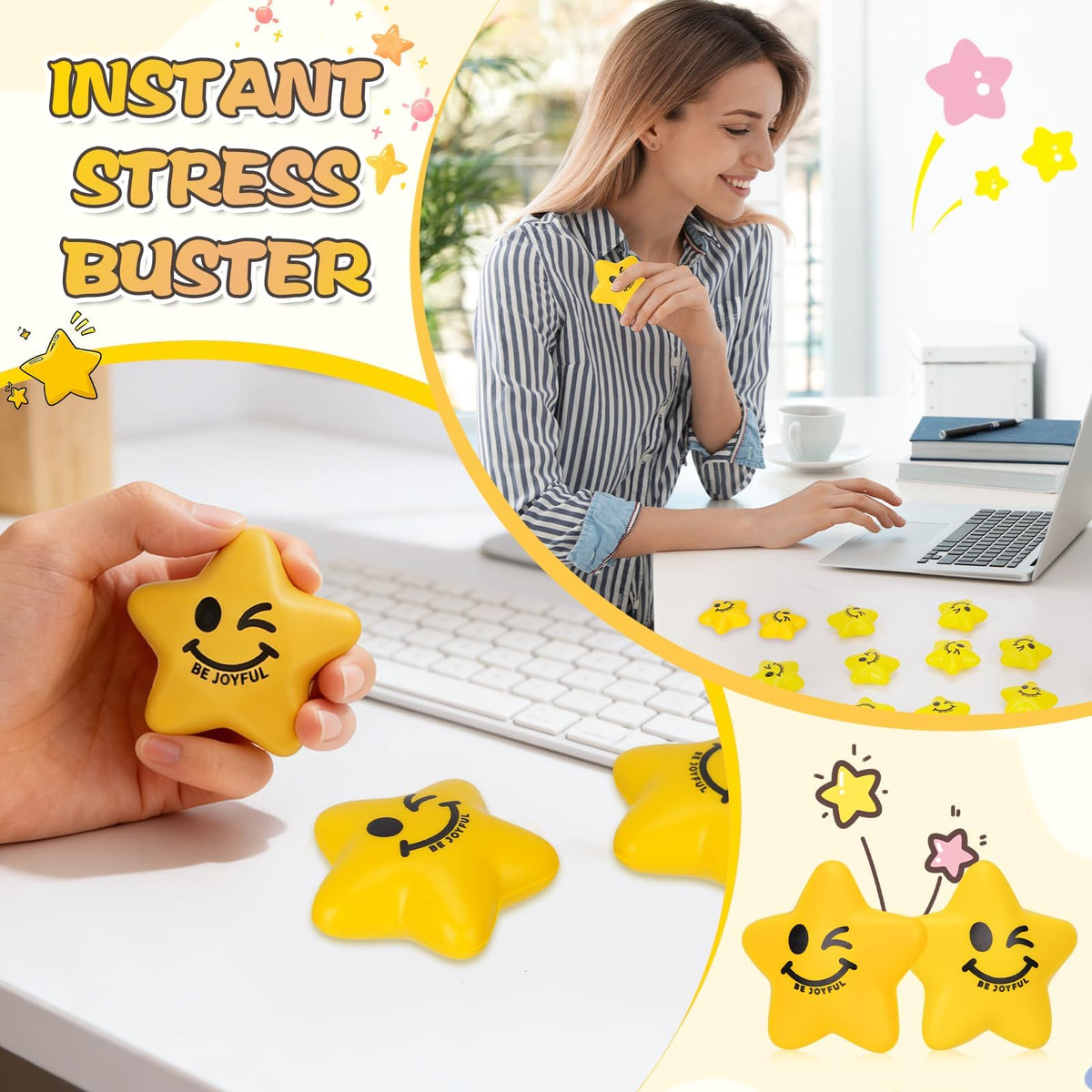 Stress Balls 108PCS Stress Balls for Kids Adults - SHQDD Official Imagery - 6