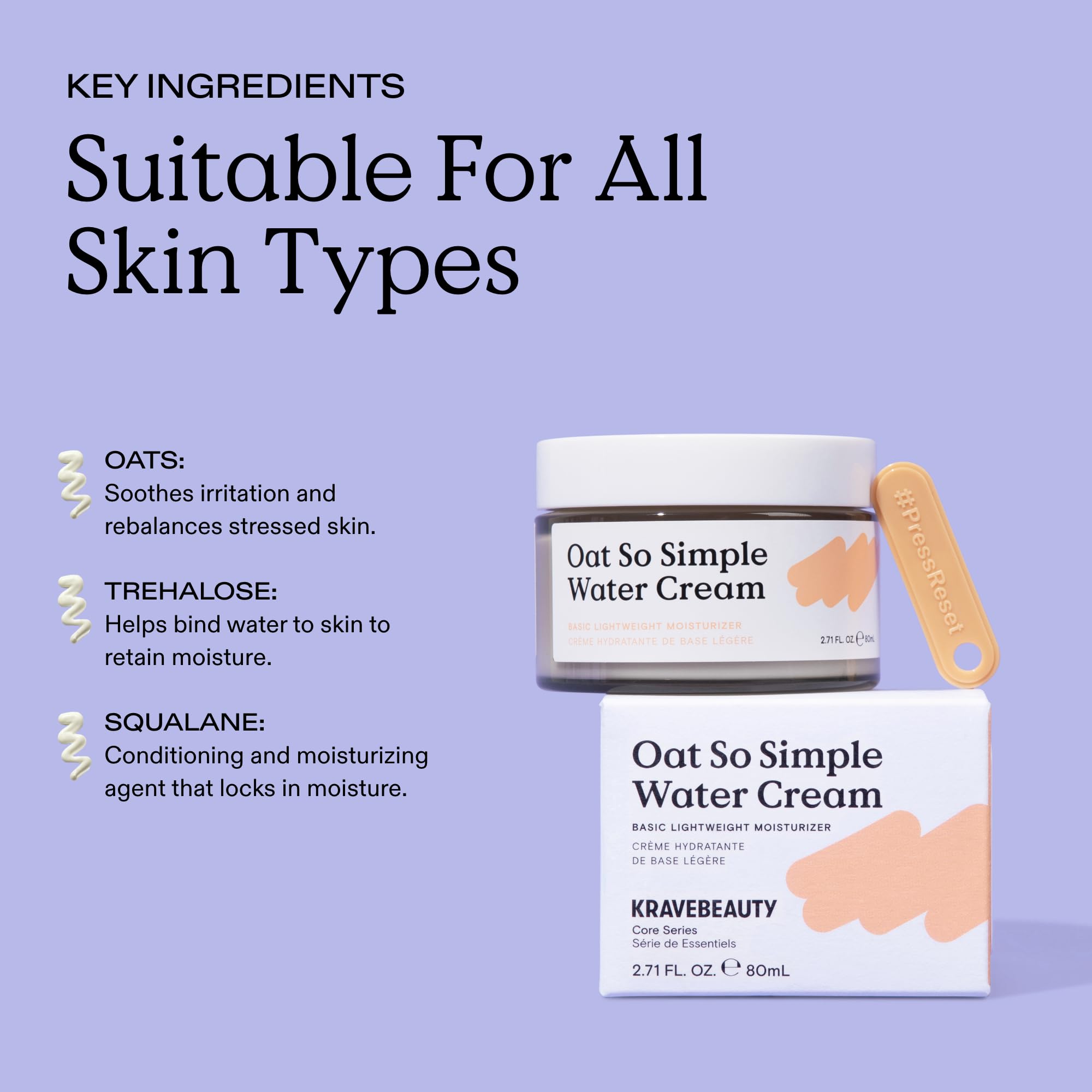 KraveBeauty Oat So Simple Water Cream for Dry, Sensitive Skin - KraveBeauty Official Product View 7