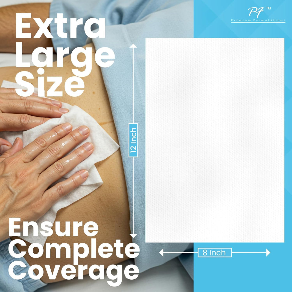 XL Adult Wipes High Traction Uber Thick Extra Large Wash - Premium Formulations Official Imagery - 3