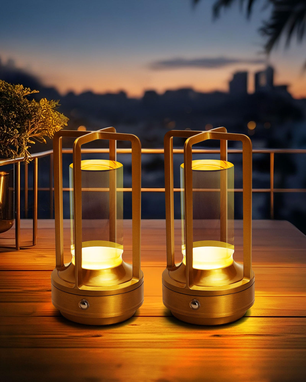 Set of 2 Cordless Table Lamps Rechargeable LED Desk Lamps - jinchangming Official Imagery - 1