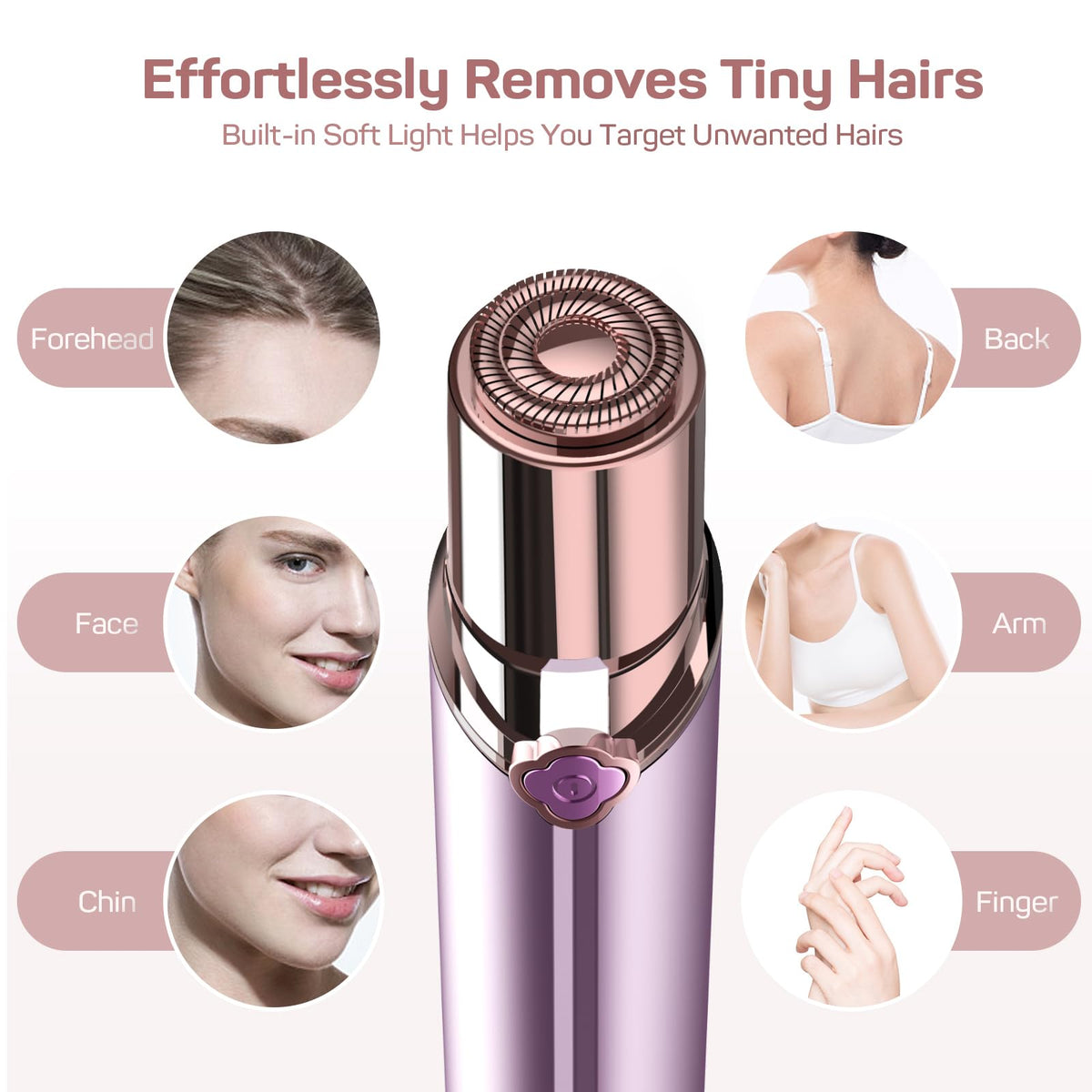 Facial Hair Removal for Women Painless Facial Hair Remover - gurelax Official Imagery - 4