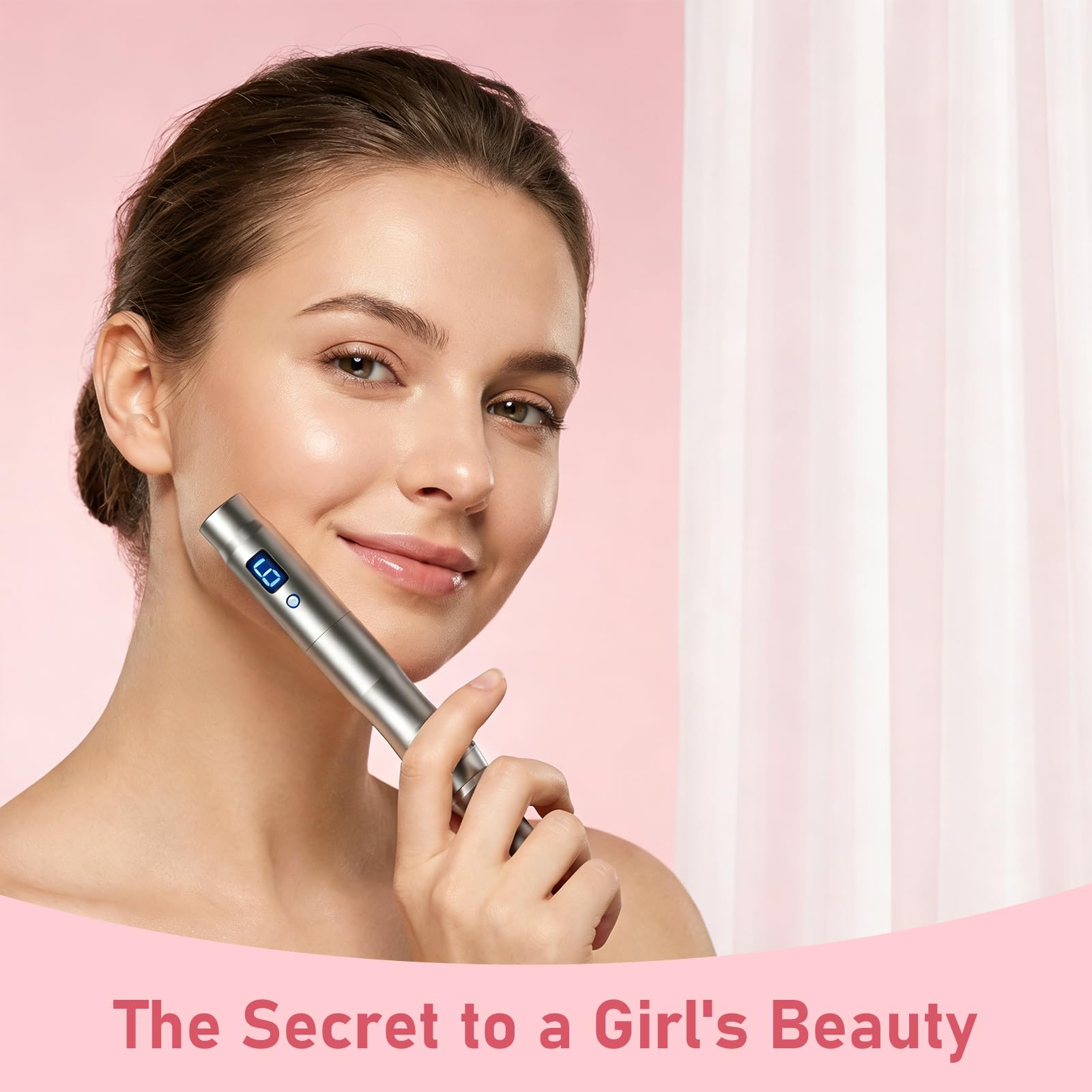 Microneedle Derma Roller Pen for Women Men Skin Home Travel - BEAUTIYAND Official Imagery - 6