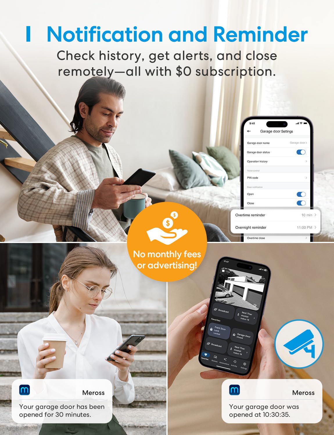 meross Smart Garage Door Opener Remote, Apple HomeKit Support, MS - meross Official Product View 6