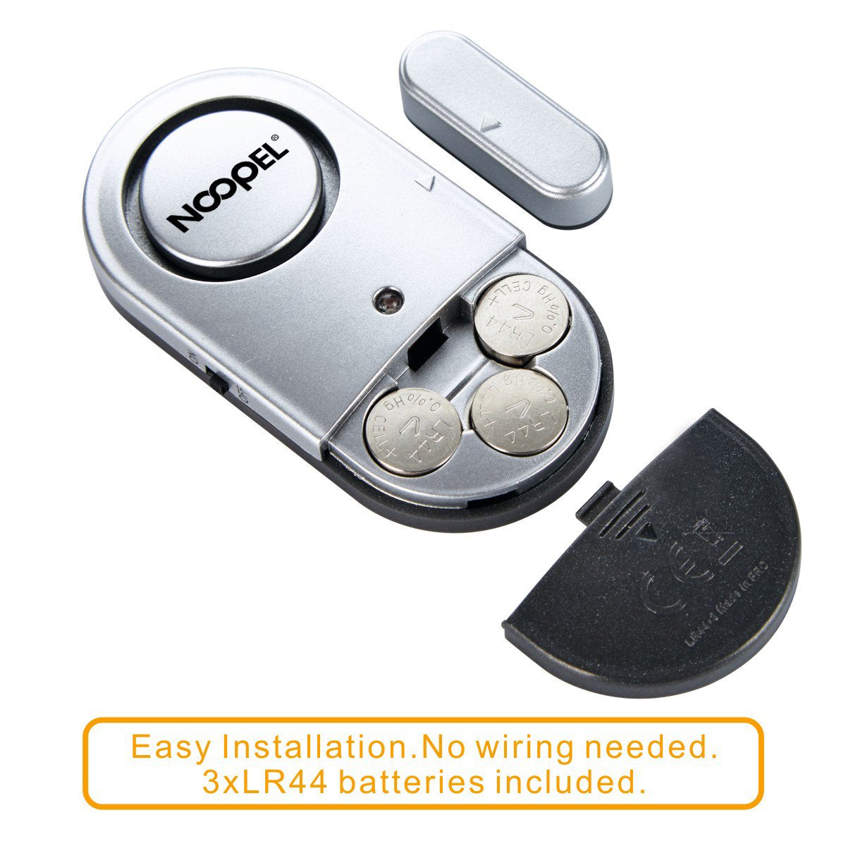 Noopel 120dB Door & Window Alarm for Kids Safety – 4 Pack