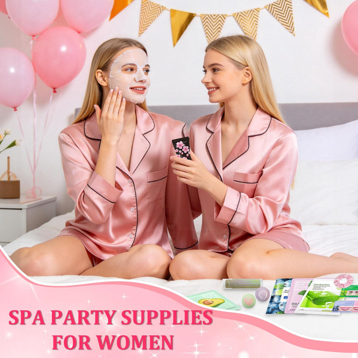 Comdian 192 PCS Spa Party Supplies for Women Spa Party - Comdian Official Imagery - 5